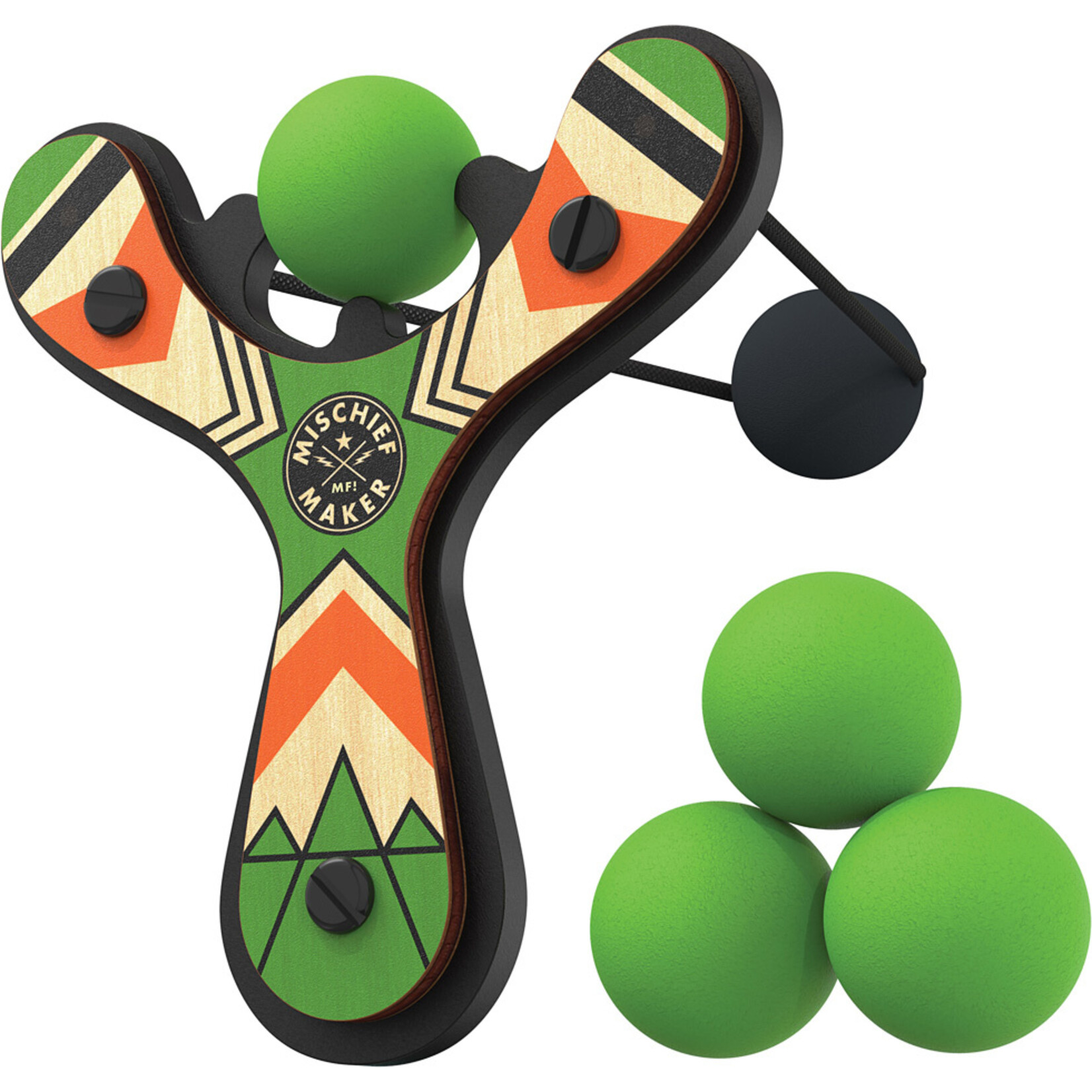 123 Beyond Mischief Maker Slingshot- Classic Green