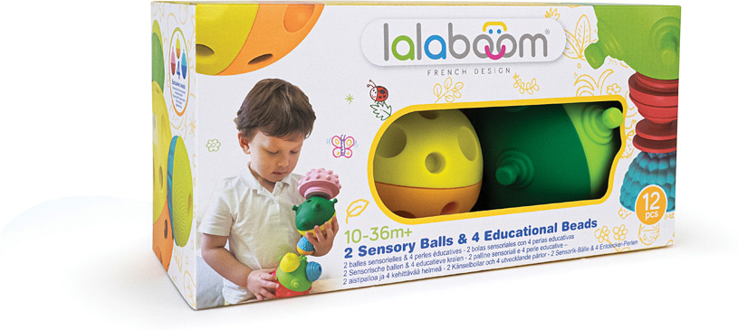 2 Sensory Balls & Beads - 12 pcs 2 Sensory Balls & Beads - 12 pcs