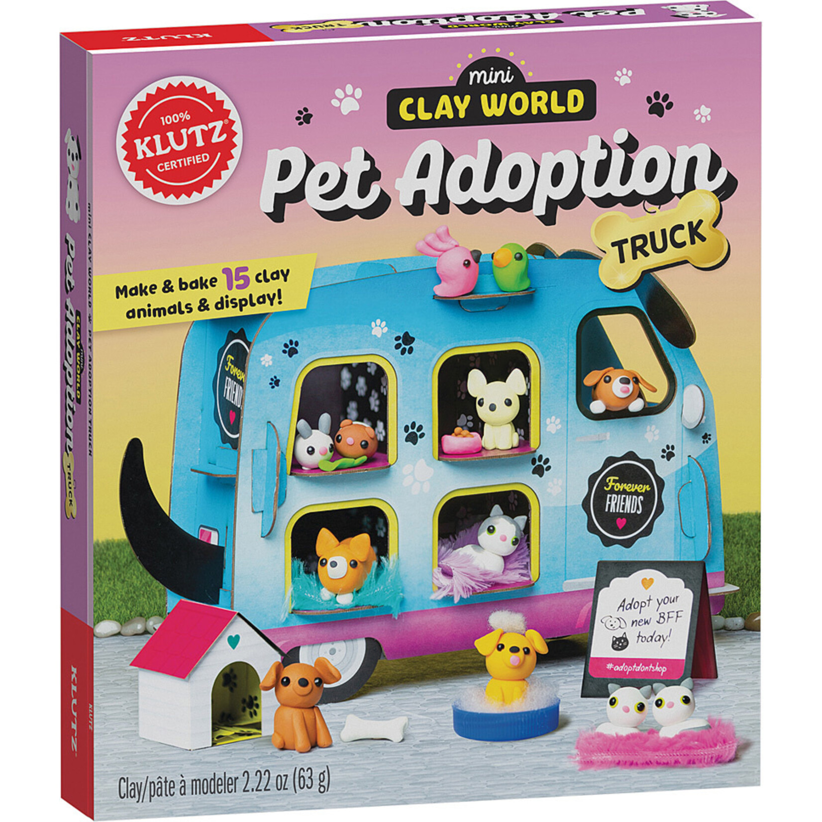 Klutz Mini Clay World - Pet Adoption Truck
