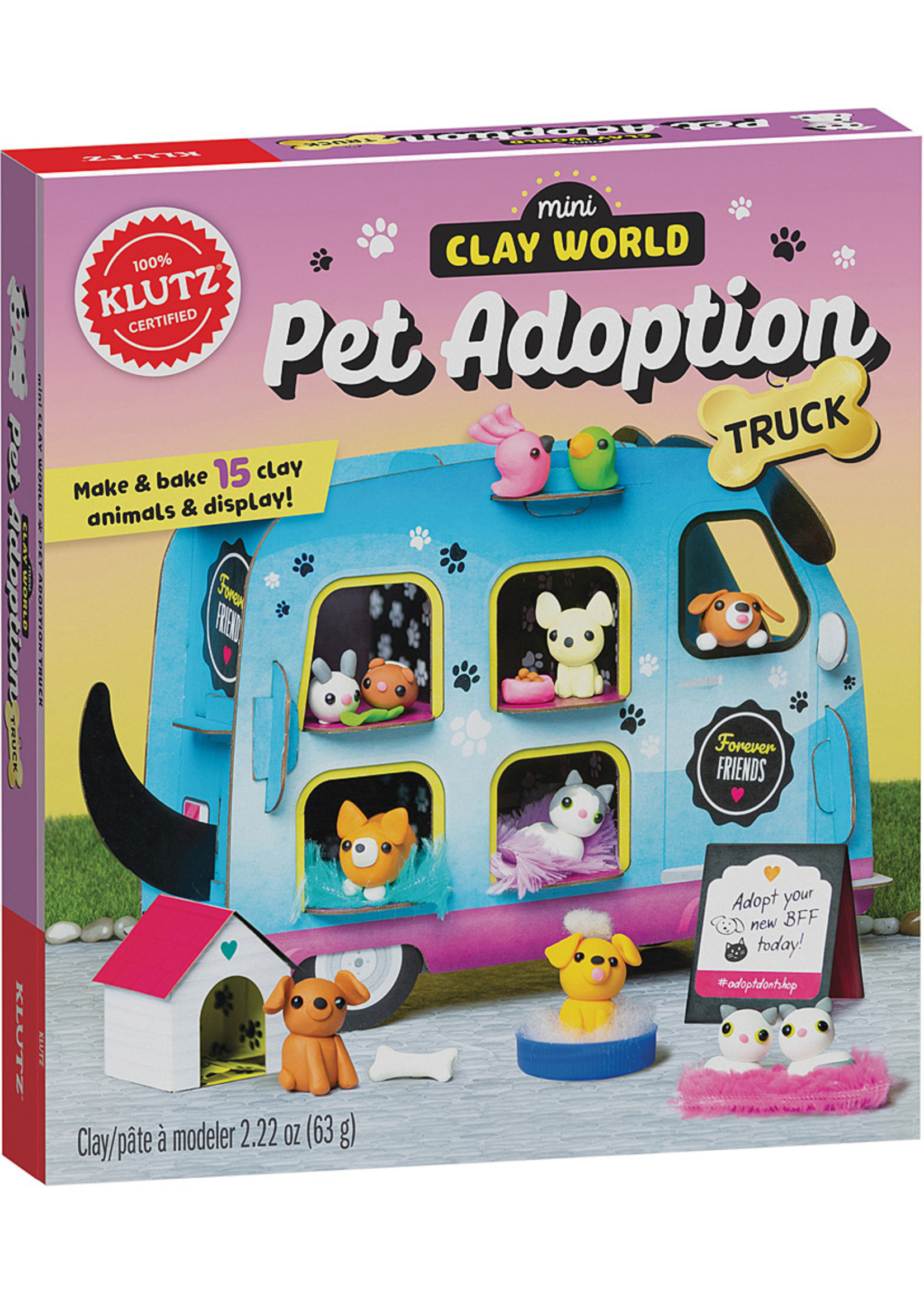 Klutz Mini Clay World - Pet Adoption Truck