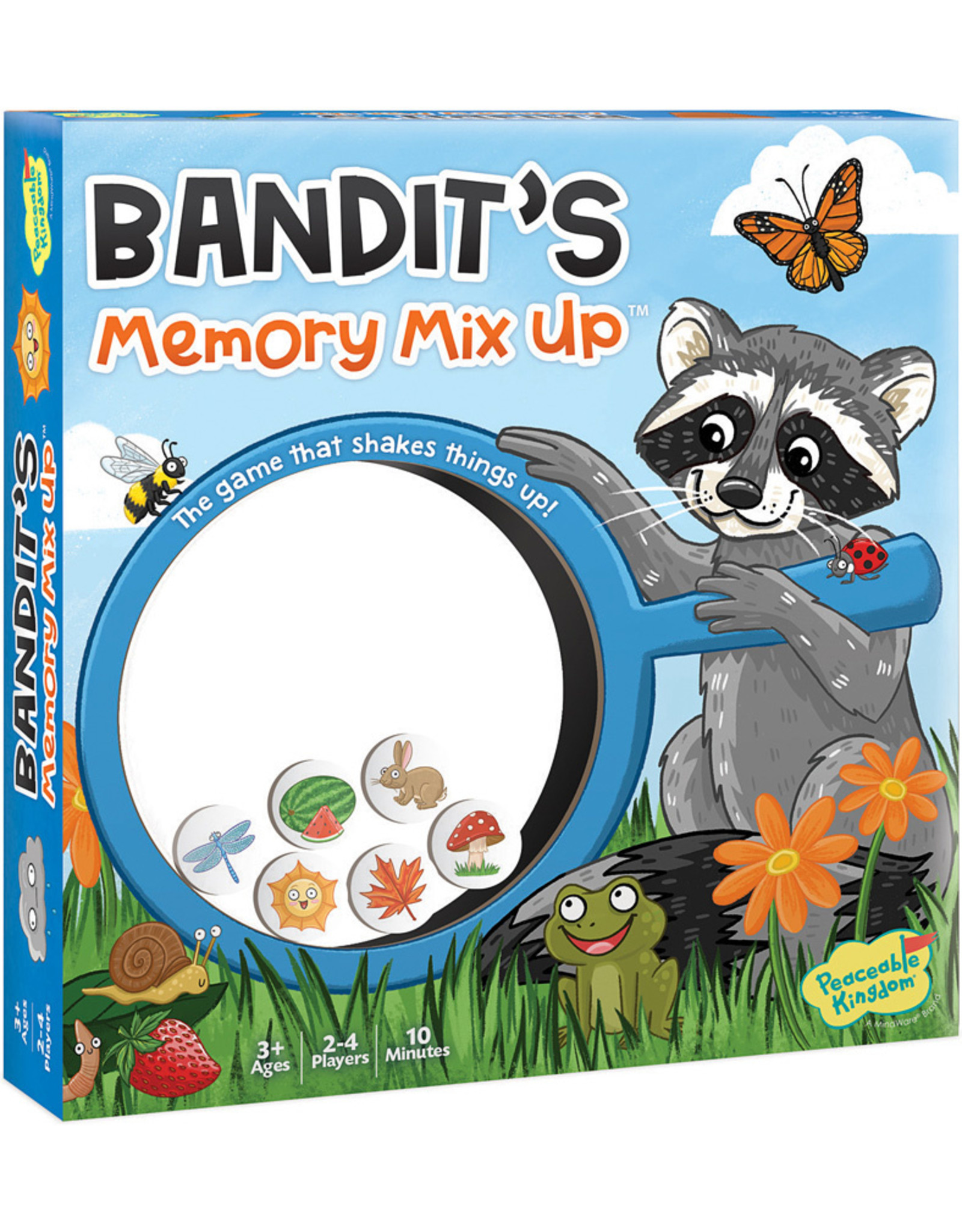 Peaceable Kingdom Bandit S Memory Mix Up Game Hub Hobby