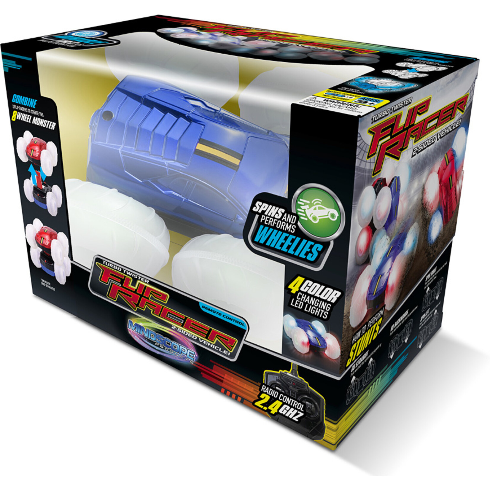 Mindscope Turbo Twister Flip Racer- Blue