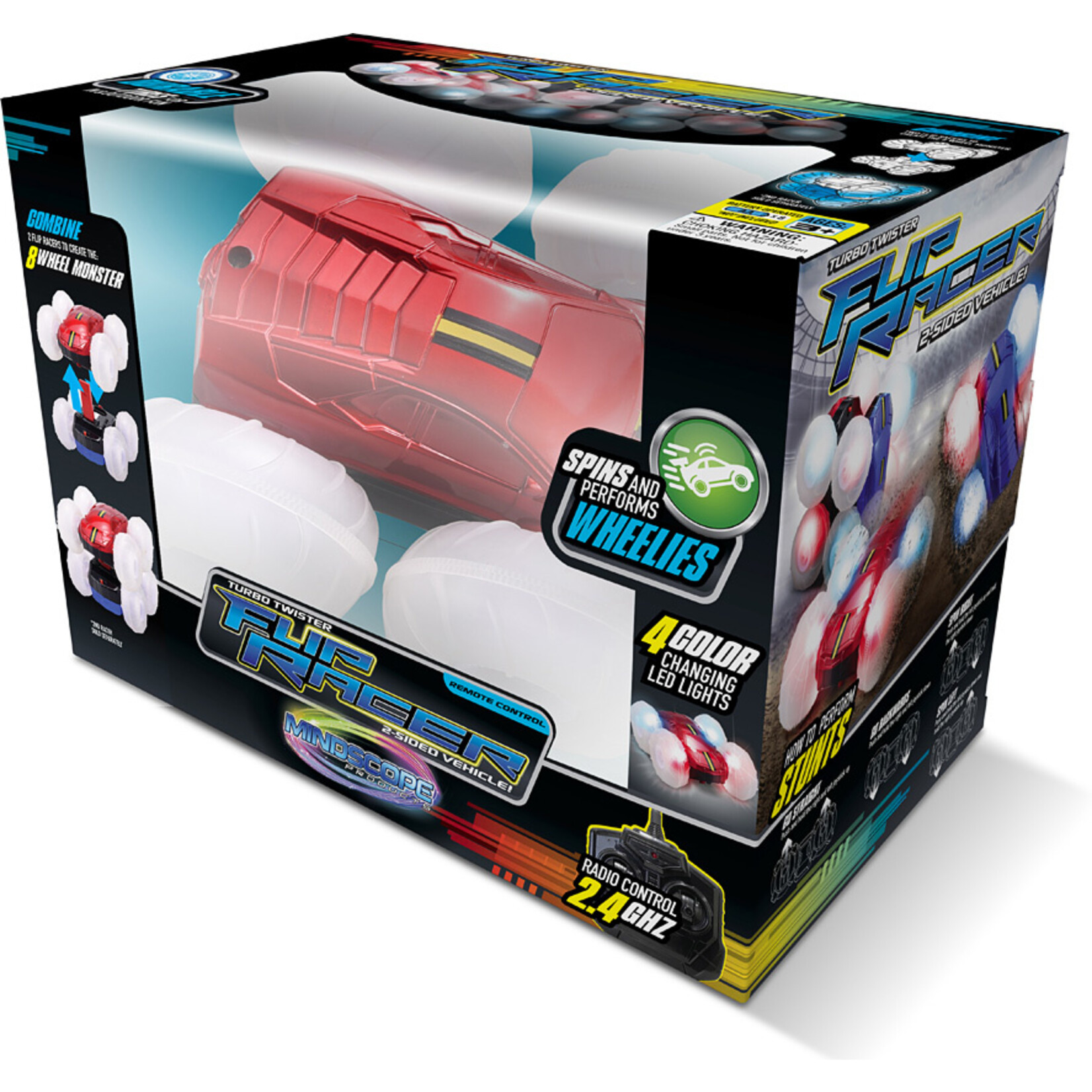 Mindscope Turbo Twister Flip Racer - Red