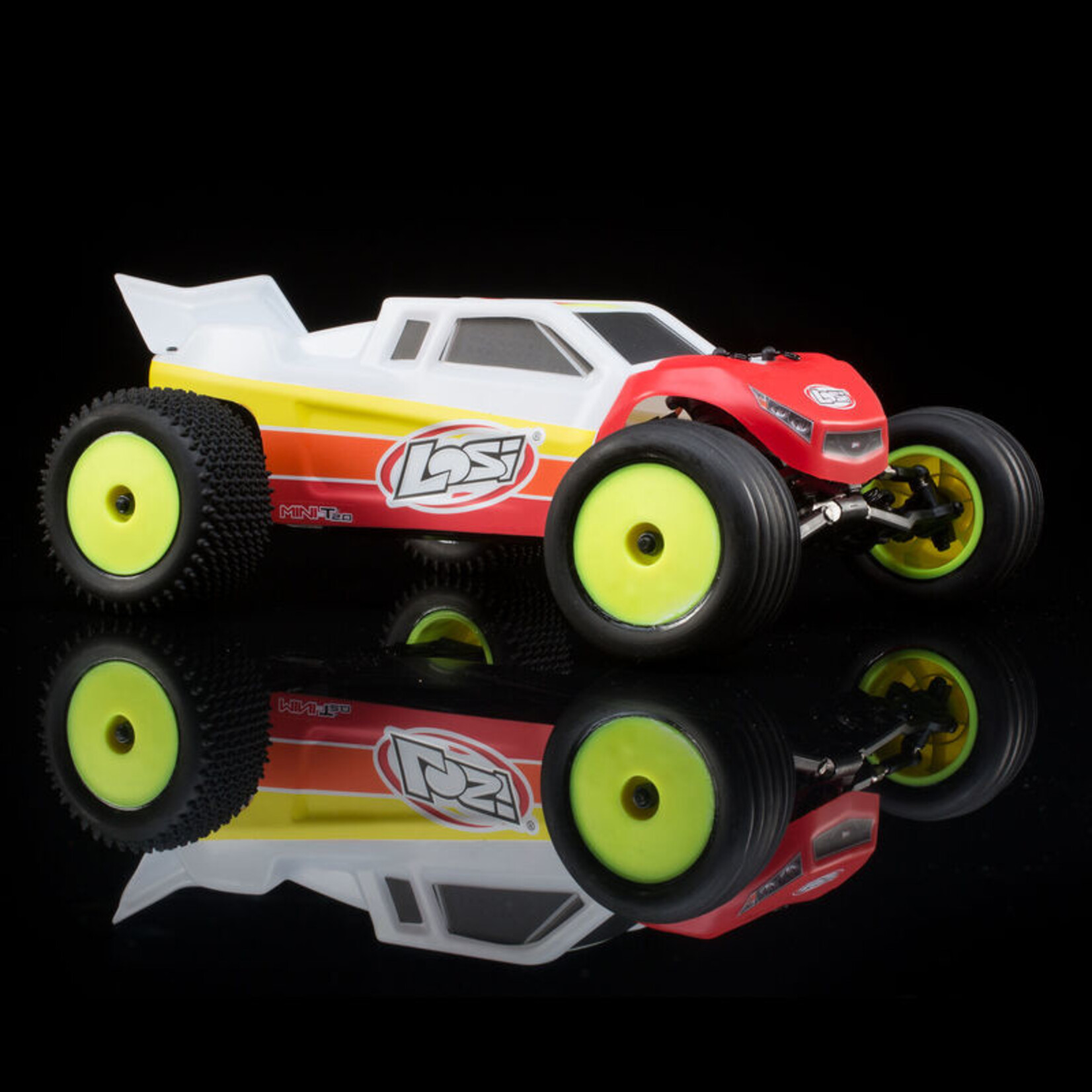 Losi 1/18 Mini-T 2.0 2WD RTR Brushless Stadium Truck - Red