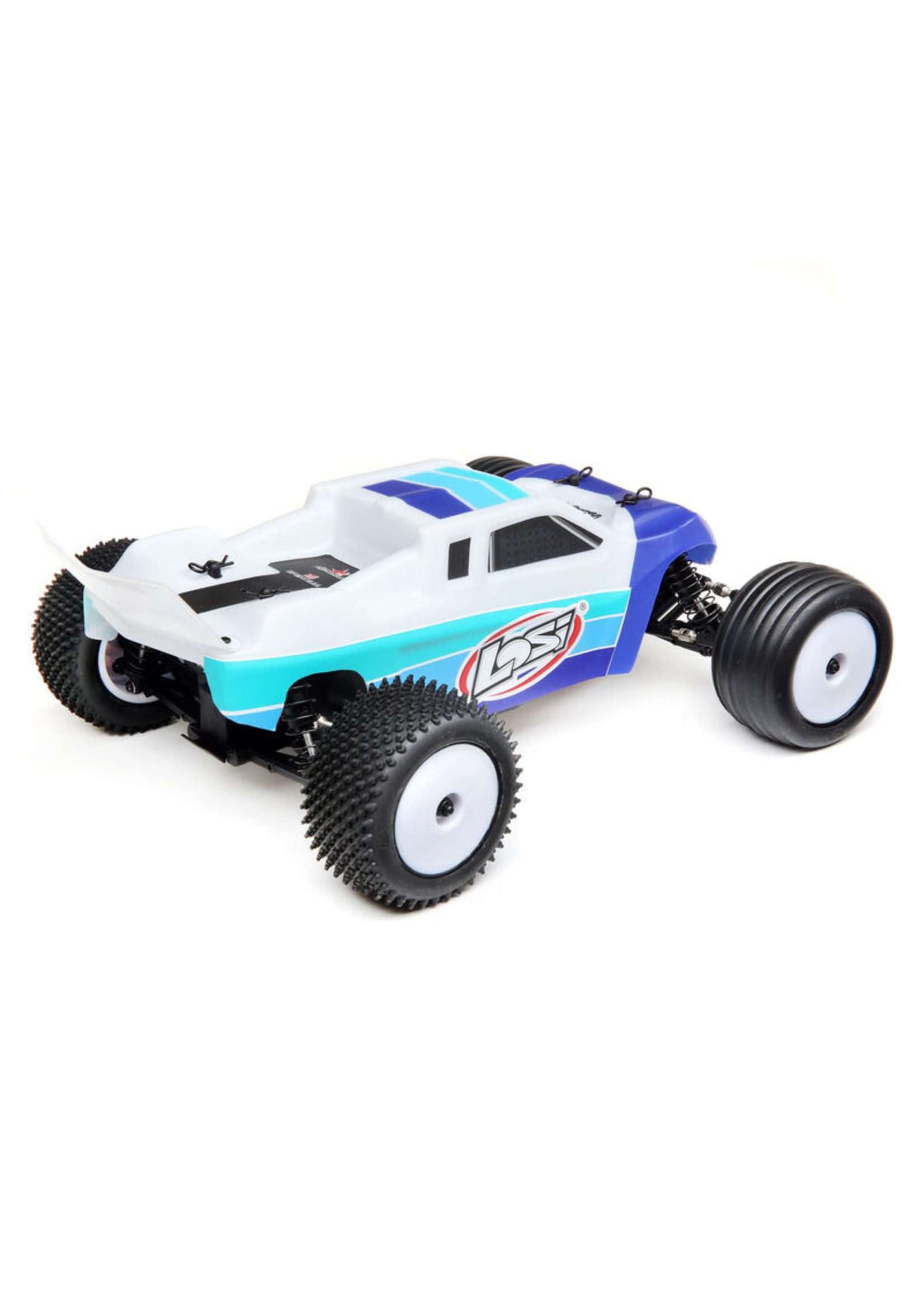 Losi 1/18 Mini-T 2.0 2WD RTR Brushless Stadium Truck - Blue