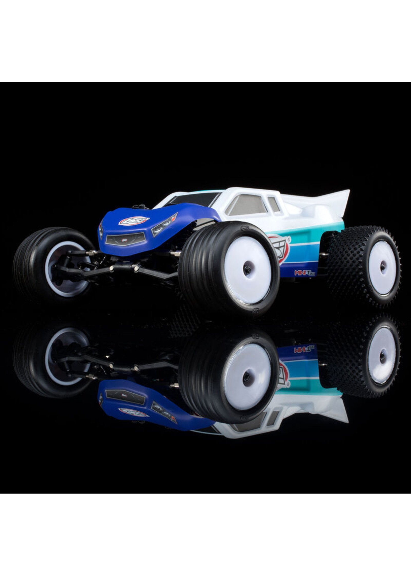 Losi 1/18 Mini-T 2.0 2WD RTR Brushless Stadium Truck - Blue