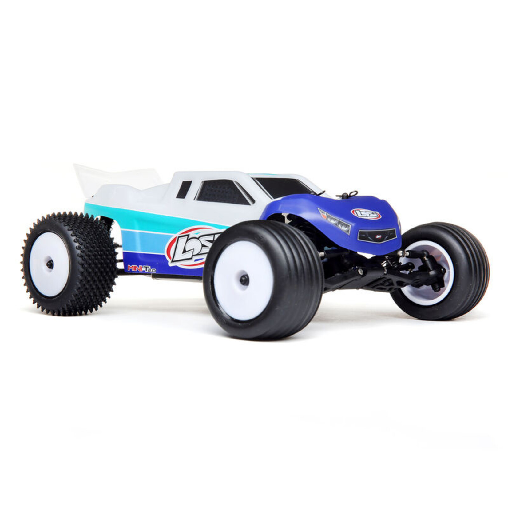 Losi 1/18 Mini-T 2.0 2WD RTR Brushless Stadium Truck - Blue
