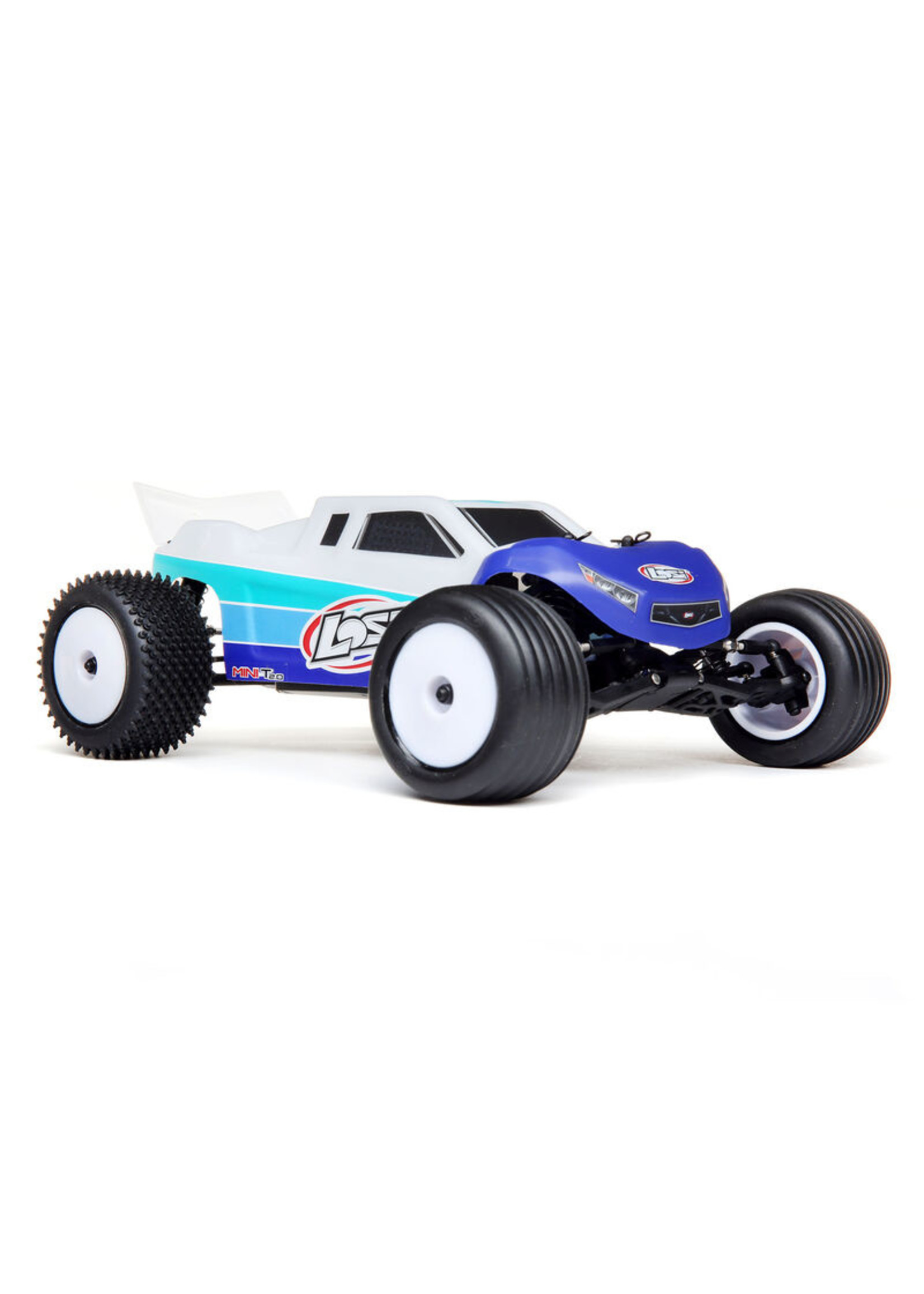 Losi 1/18 Mini-T 2.0 2WD RTR Brushless Stadium Truck - Blue