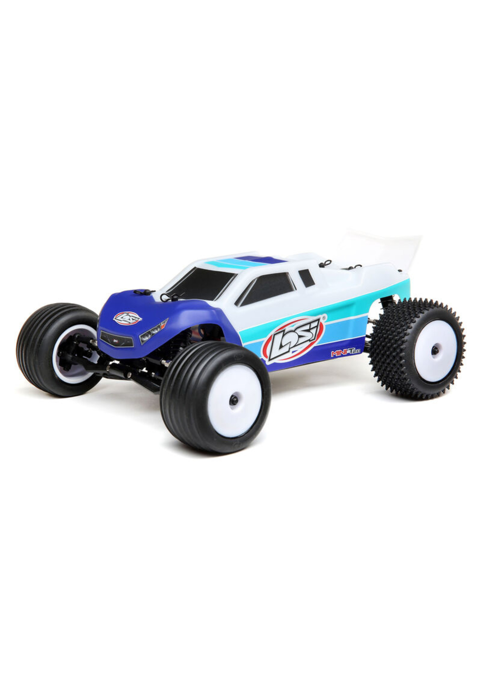 Losi 1/18 Mini-T 2.0 2WD RTR Brushless Stadium Truck - Blue