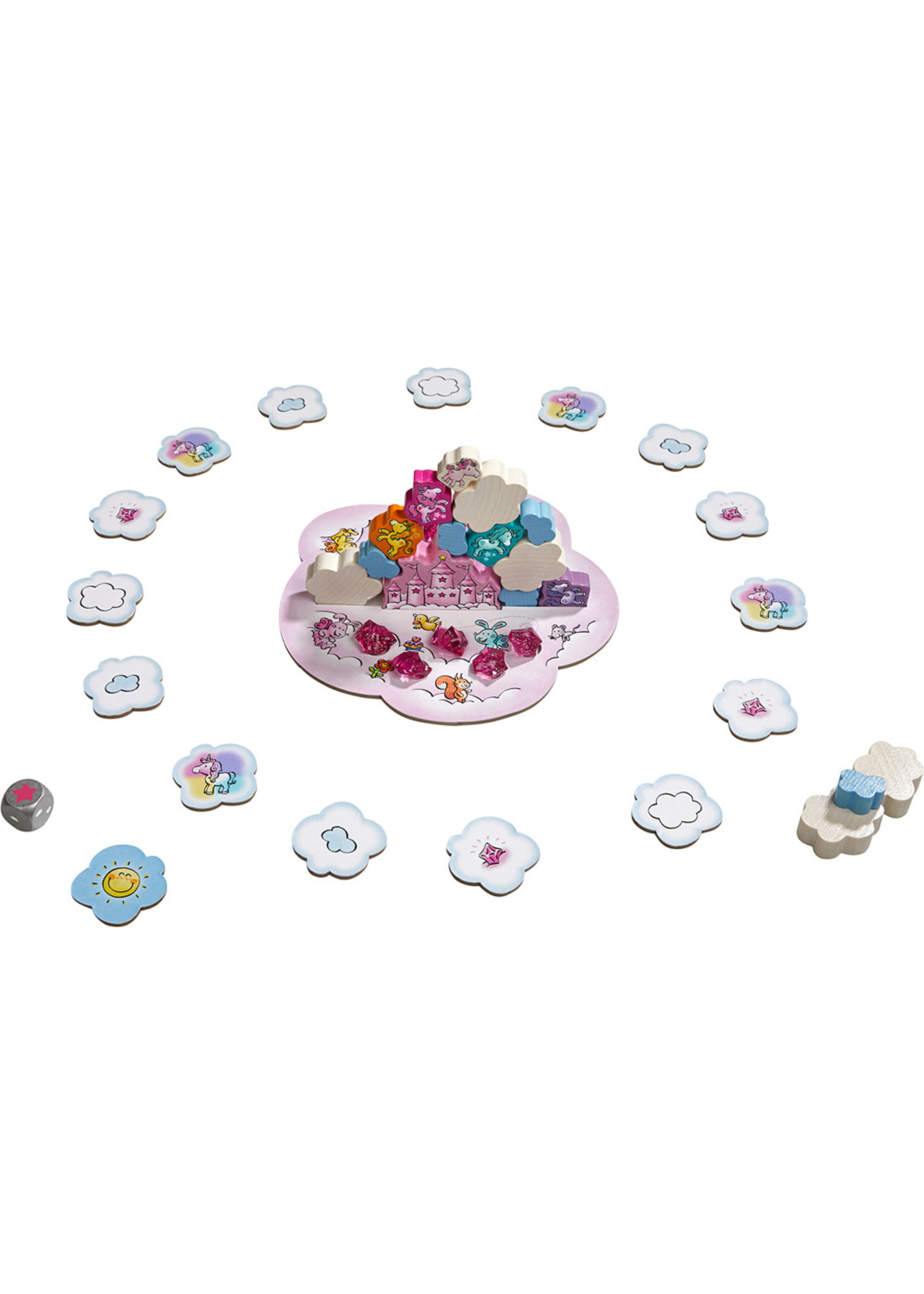 Haba Unicorn Glitterluck- Cloud Stacking