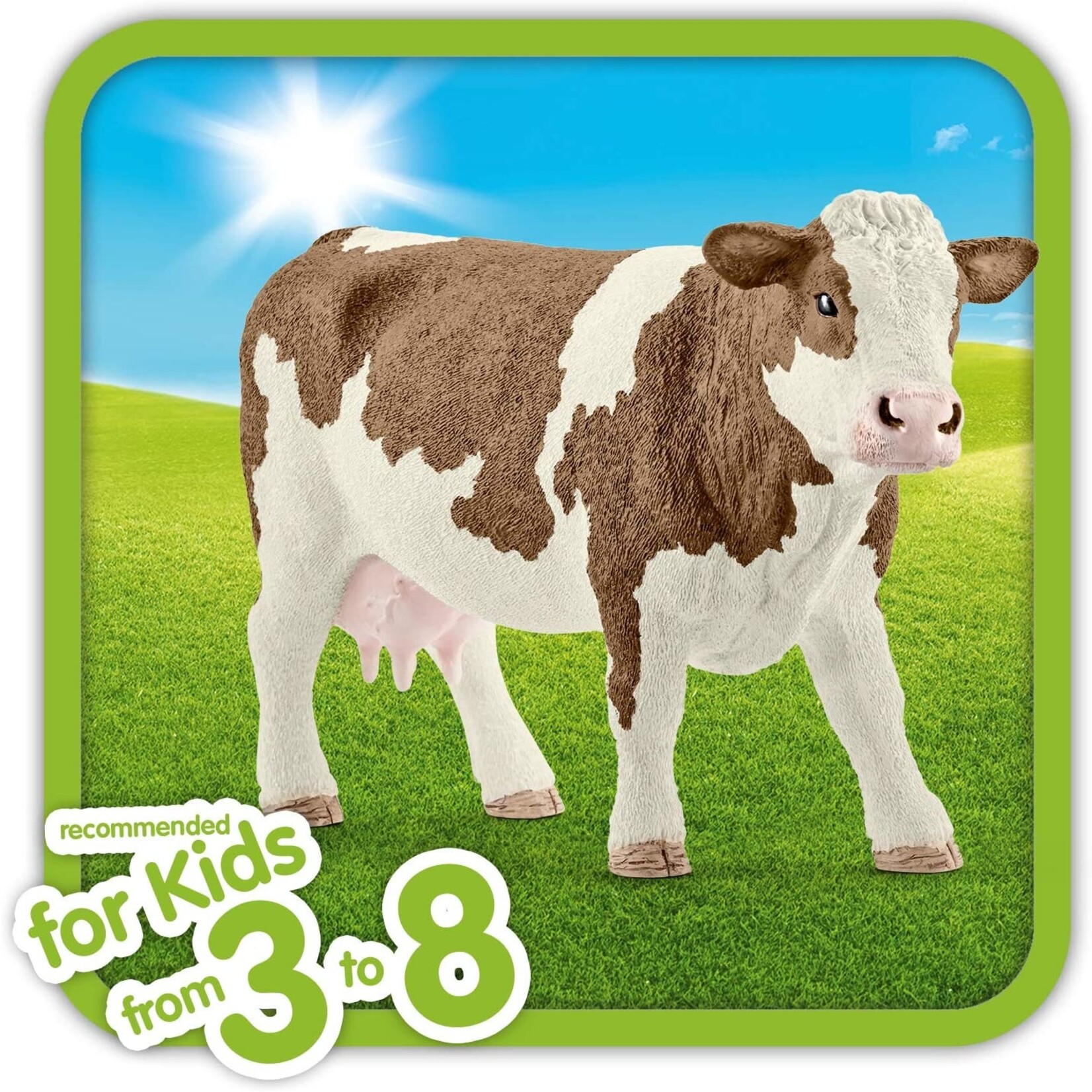Schleich 13801 - Simmental Cow