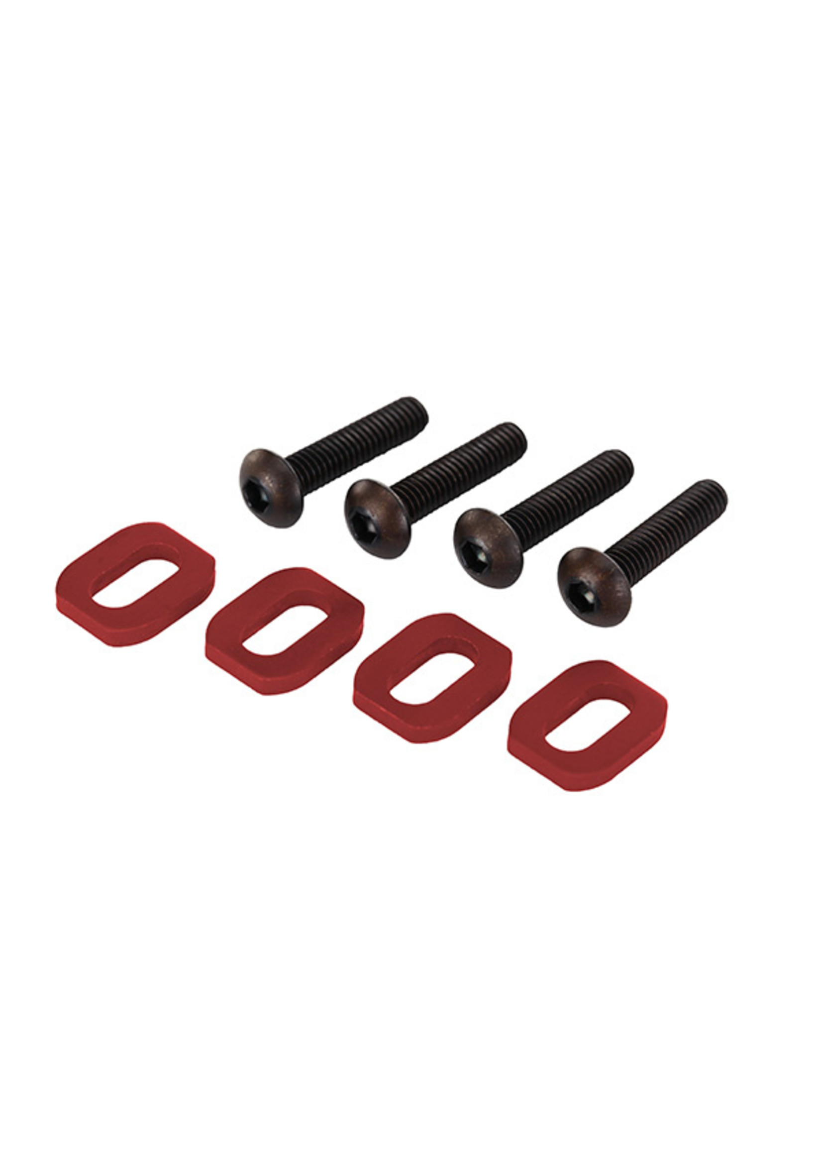 Traxxas 7759R - Aluminum Motor Mount Washers - Red