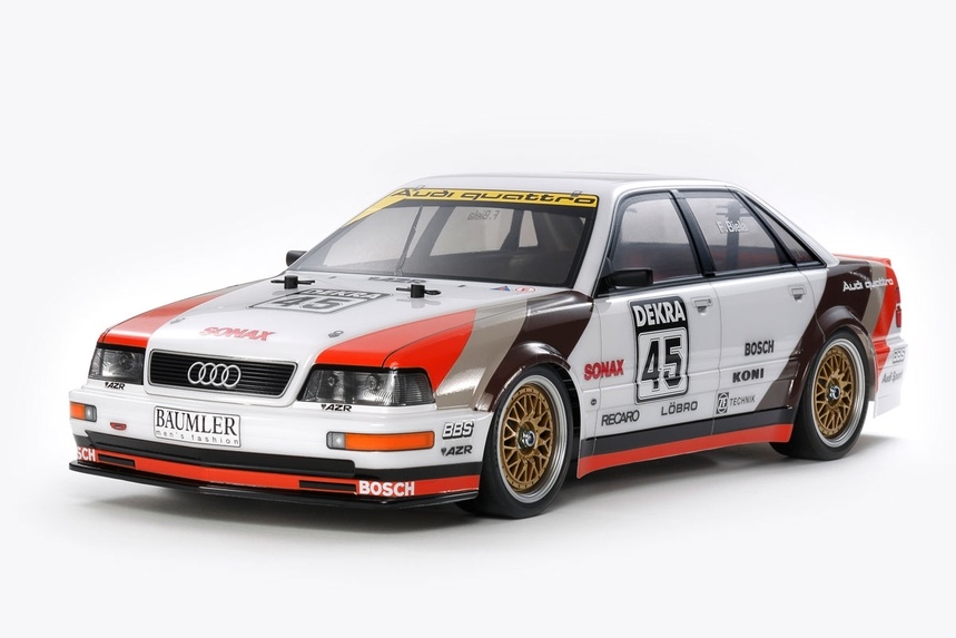 TAMIYA TT-02 Audi V8 Touring 未組立キット Tamiya 58682 - 1/10 1991 Audi V8 Touring - TT-02 Chassis Kit