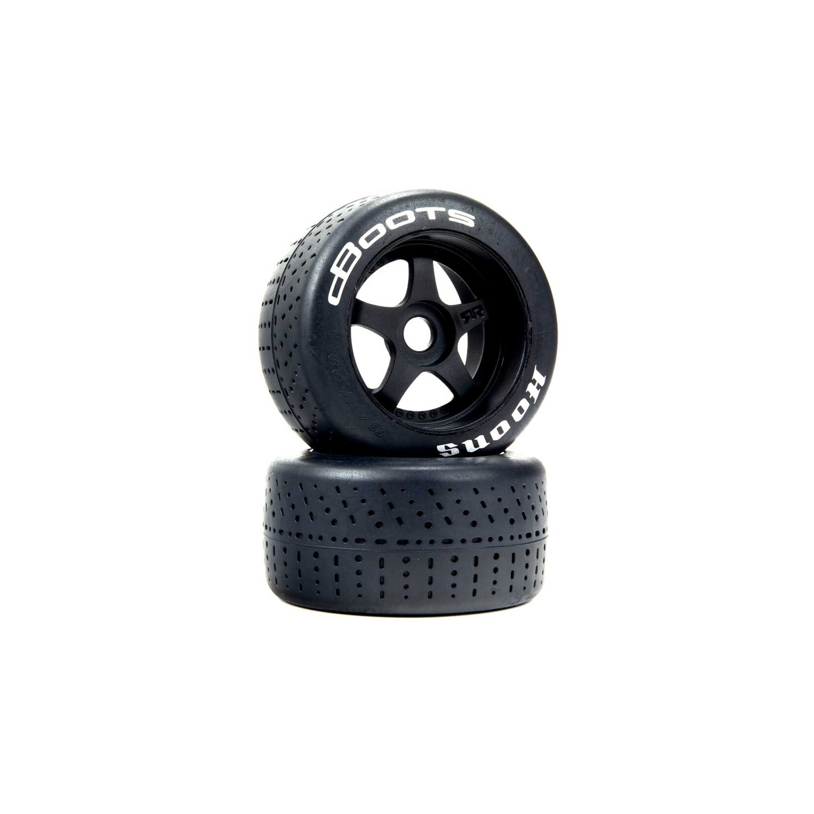Arrma ARA550073 - 1/7 dBoots Hoons Rear 107 White Pre-Mounted Belted Tires