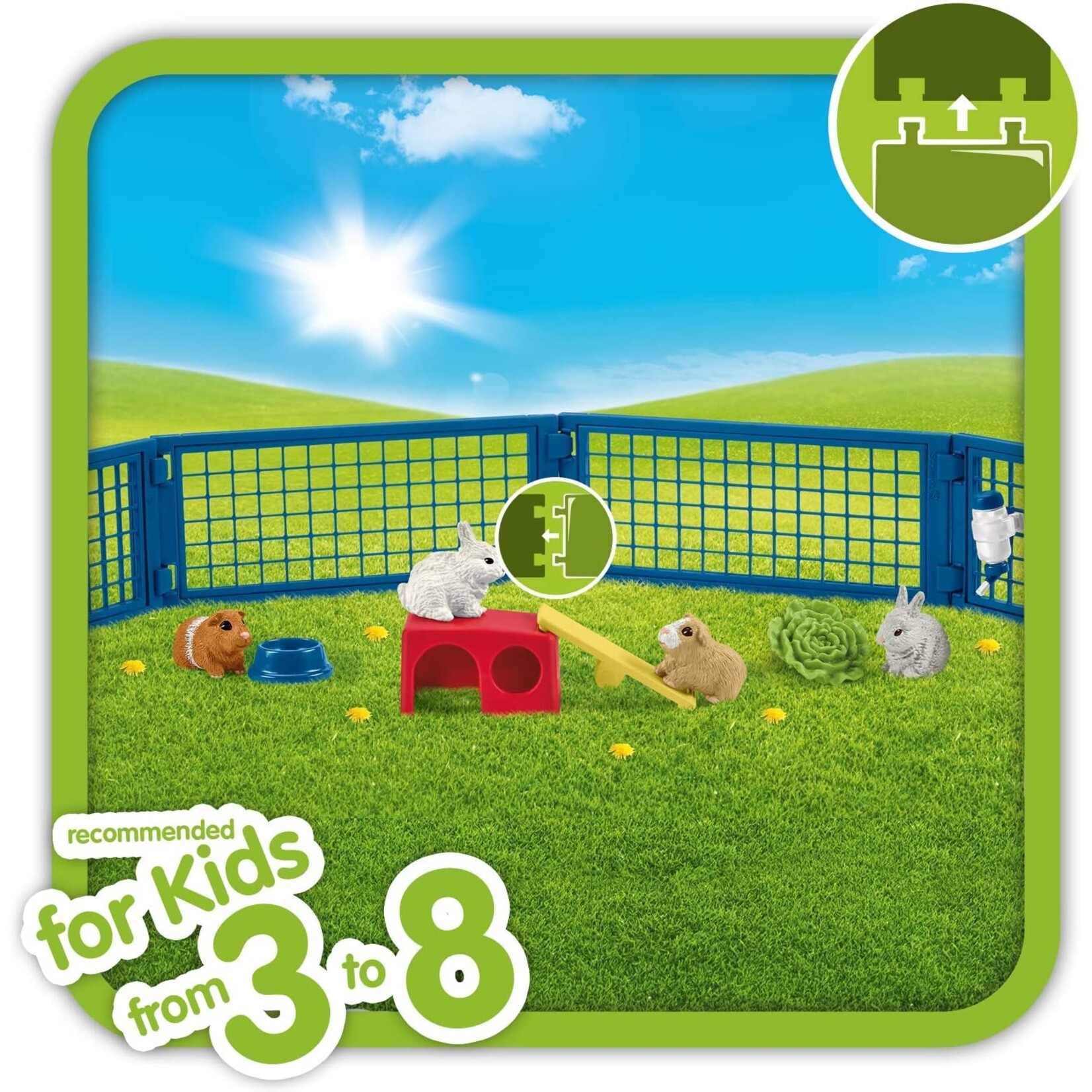 Schleich 42500 - Rabbit and Guinea Pig Hutch