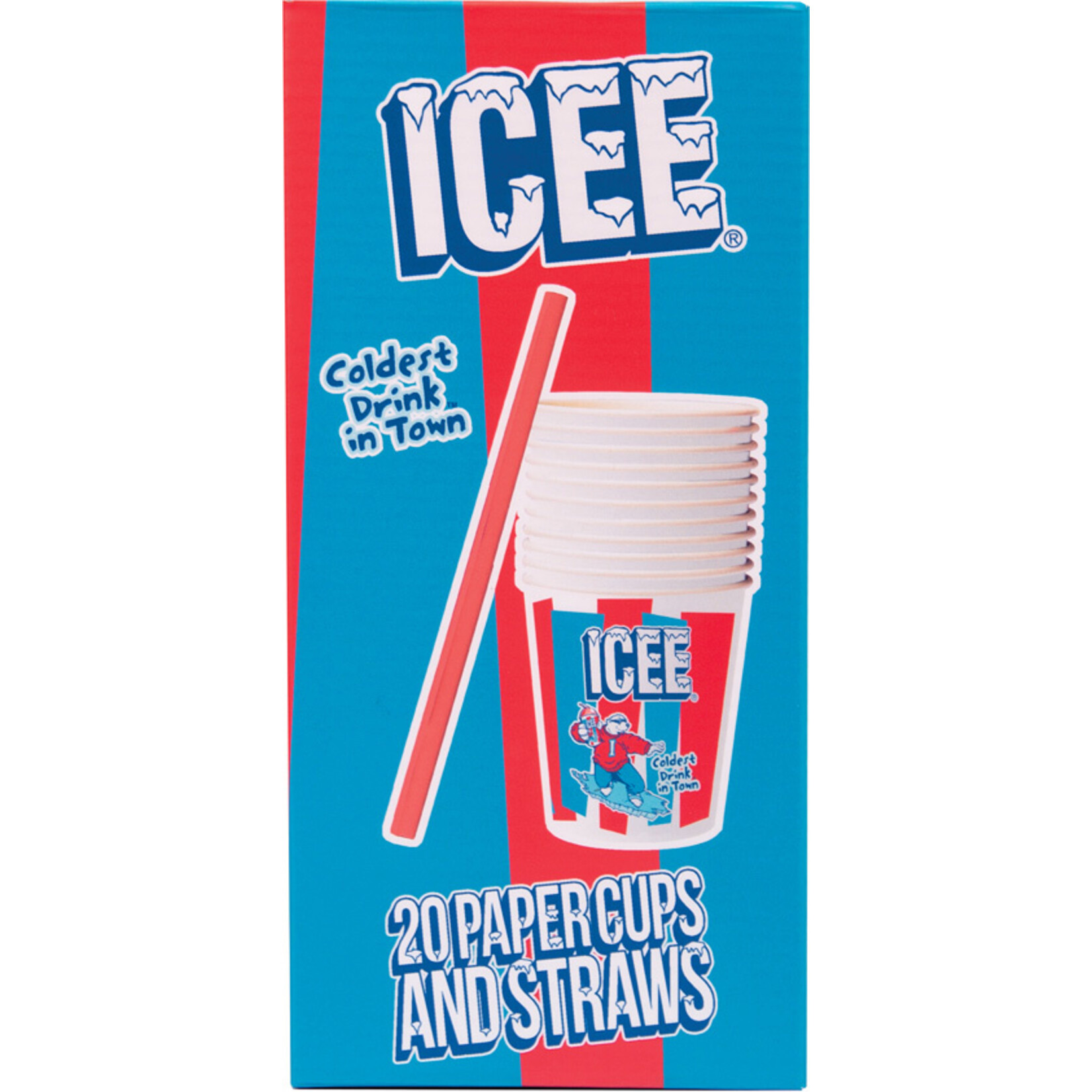 Iscream ICEE Cup and Straws