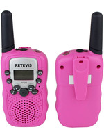 US Toy Kids Walkie Talkies with Flashlight - Pink