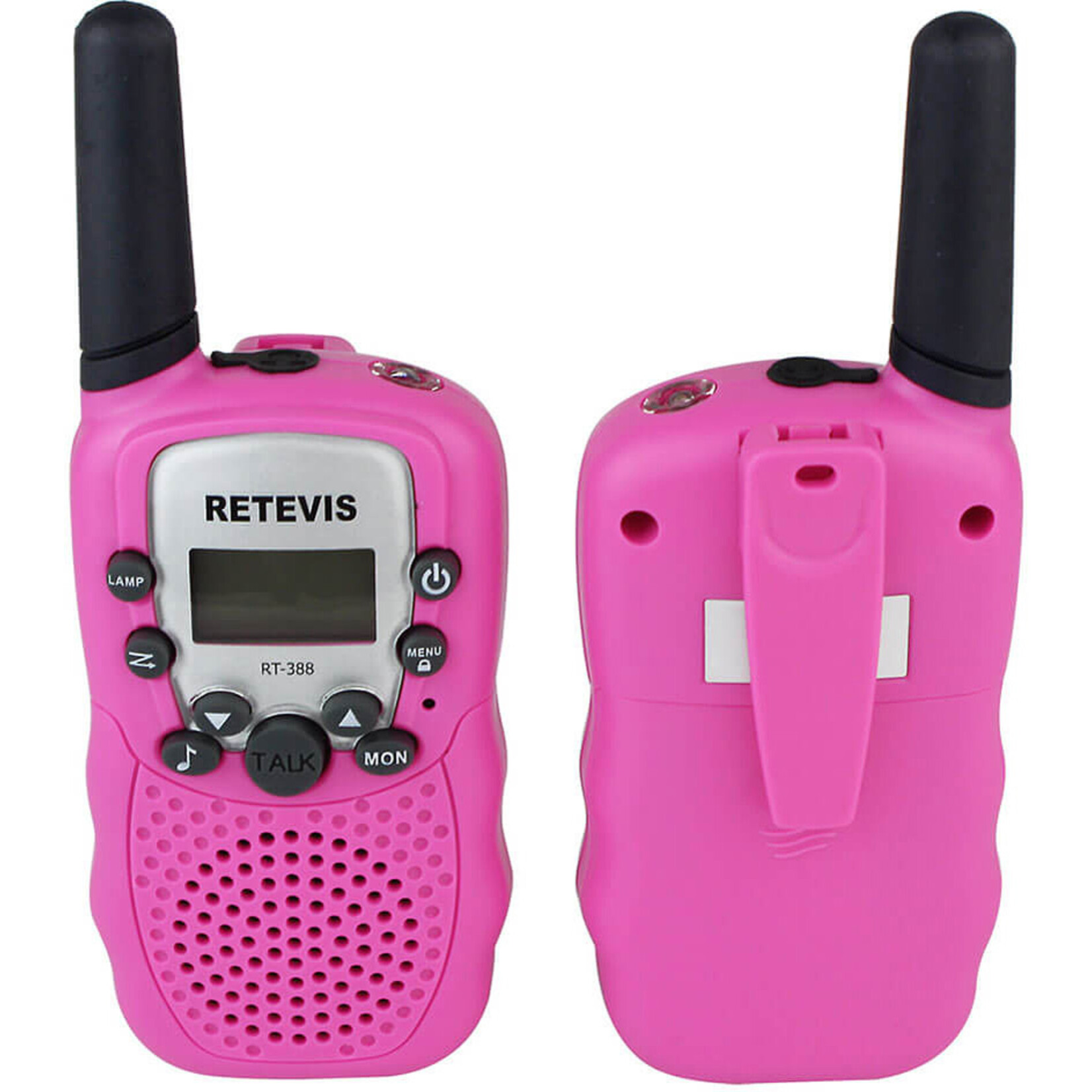US Toy Kids Walkie Talkies with Flashlight - Pink
