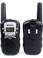 US Toy Kids Walkie Talkies with Flashlight - Black