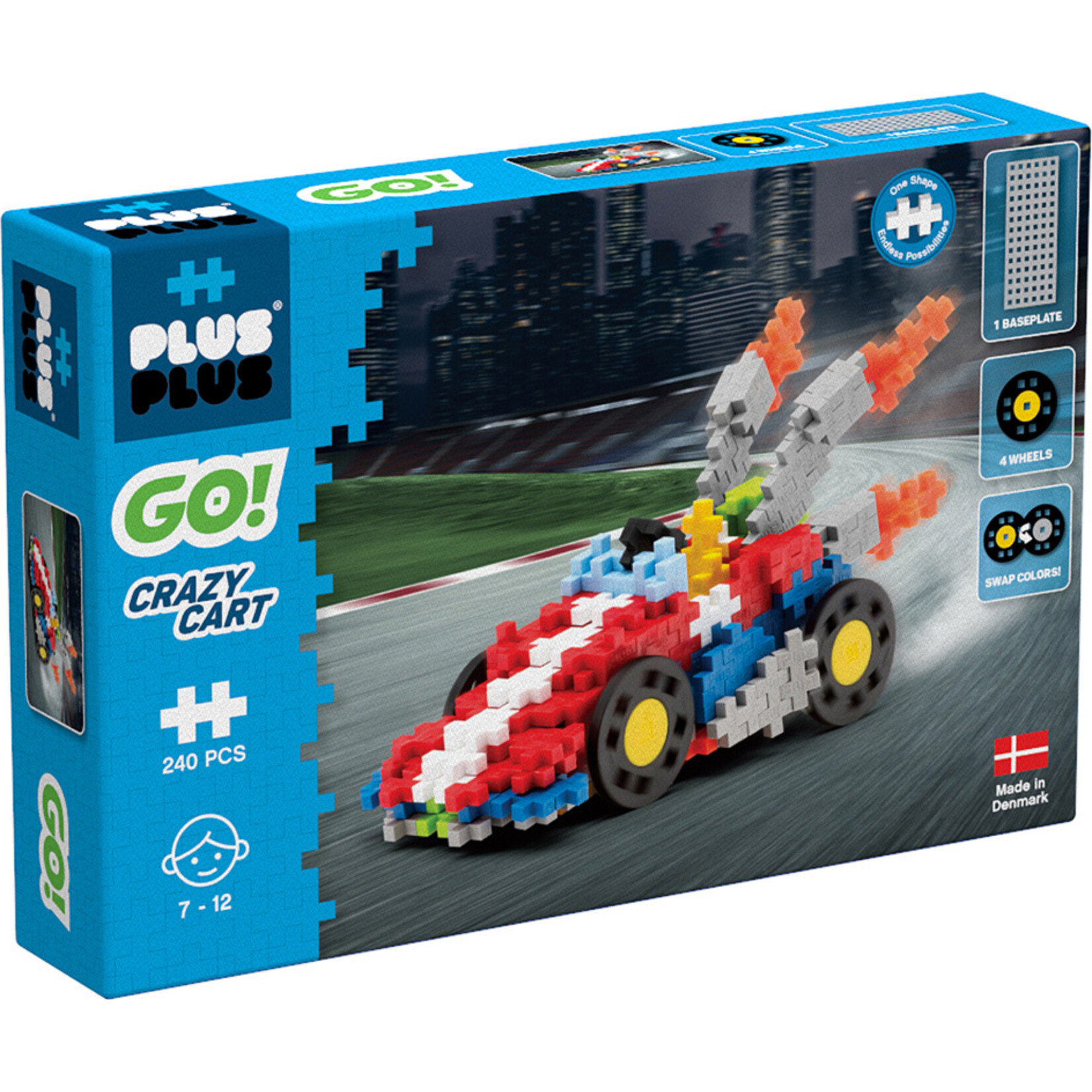Plus Plus Go! Crazy Cart