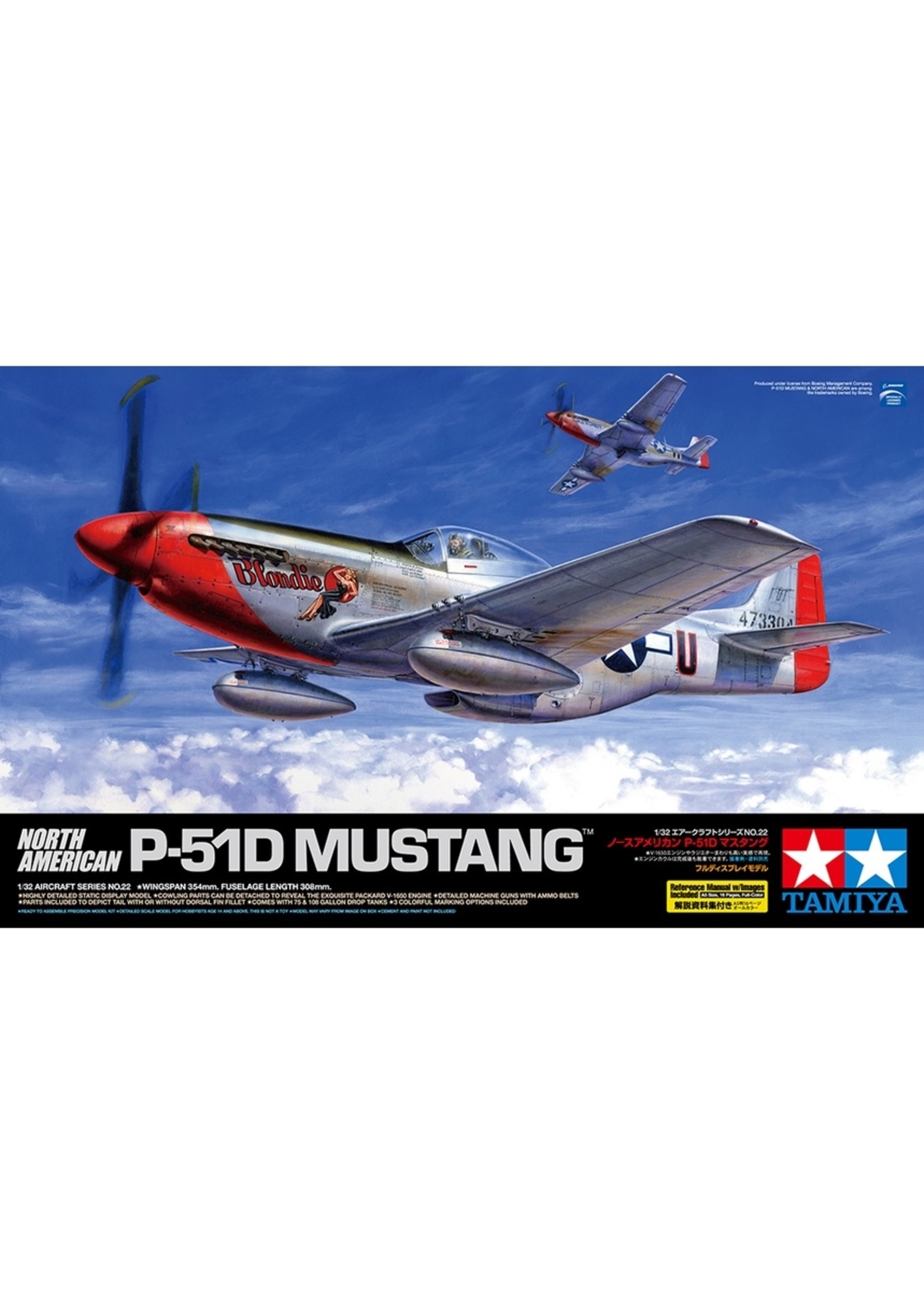 Tamiya 60322 - 1/32 North American P-51D Mustang