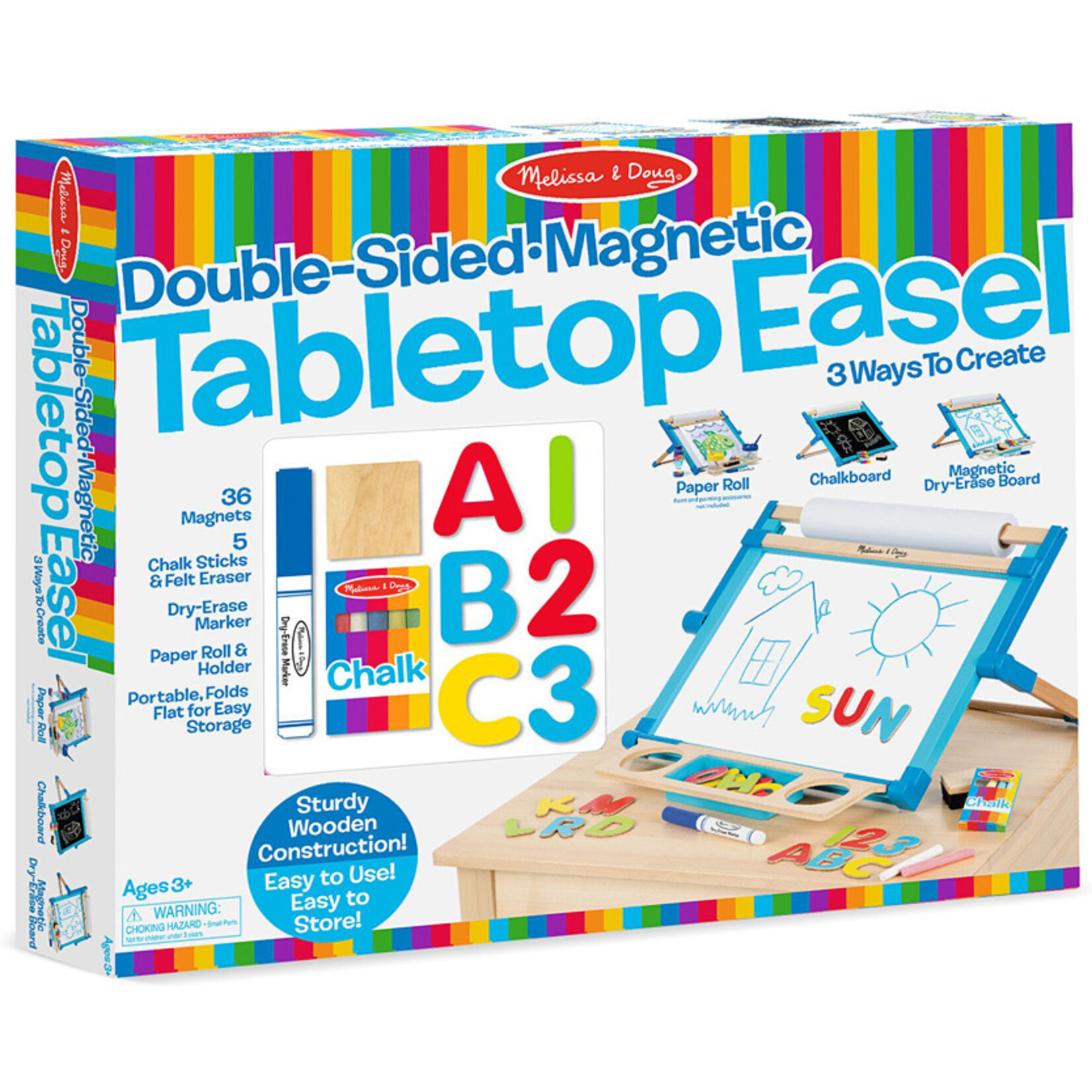 Melissa & Doug Magnetic Tabletop Easel