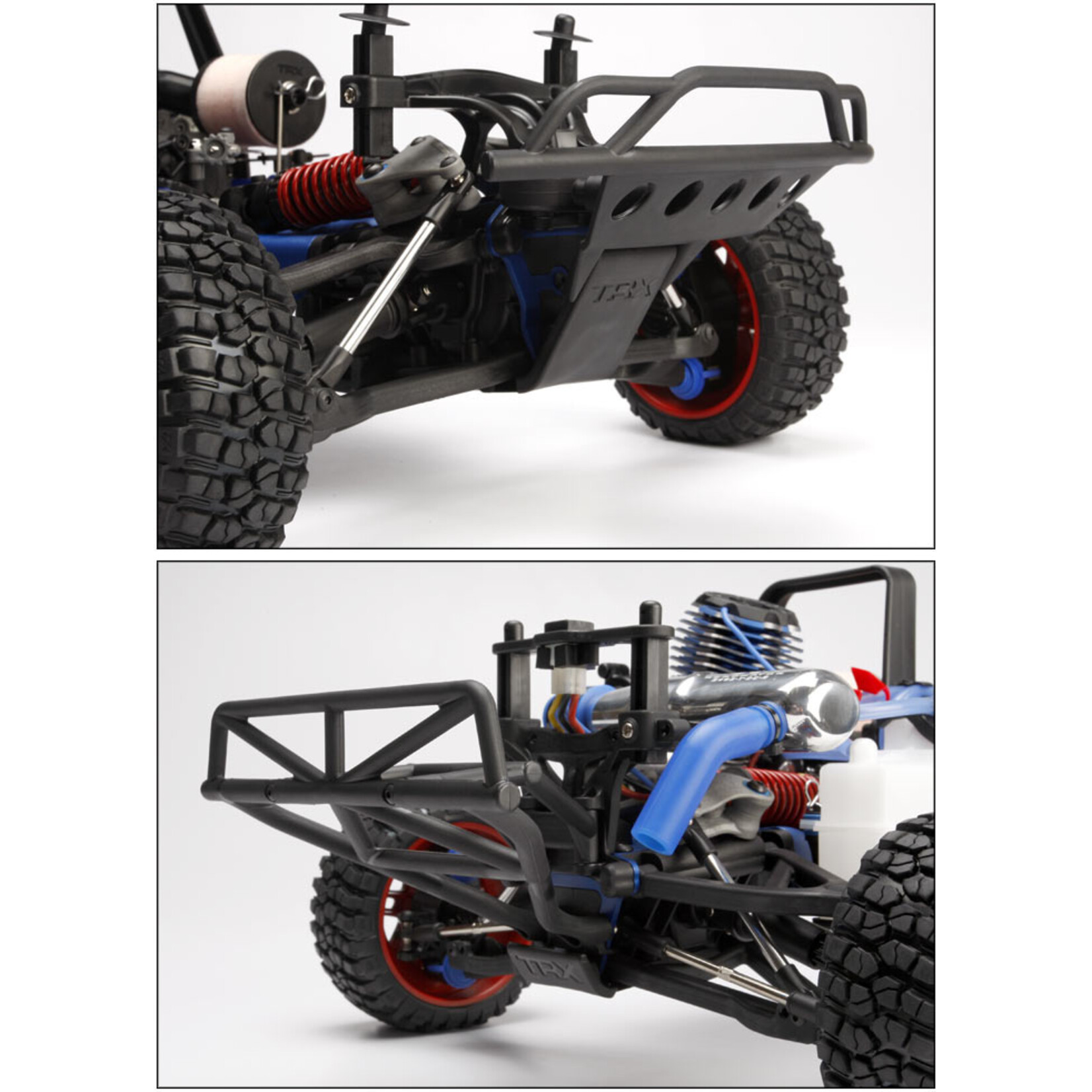 Traxxas 1/10 Slayer Pro 4X4 Nitro Short Course Race Truck - Blue