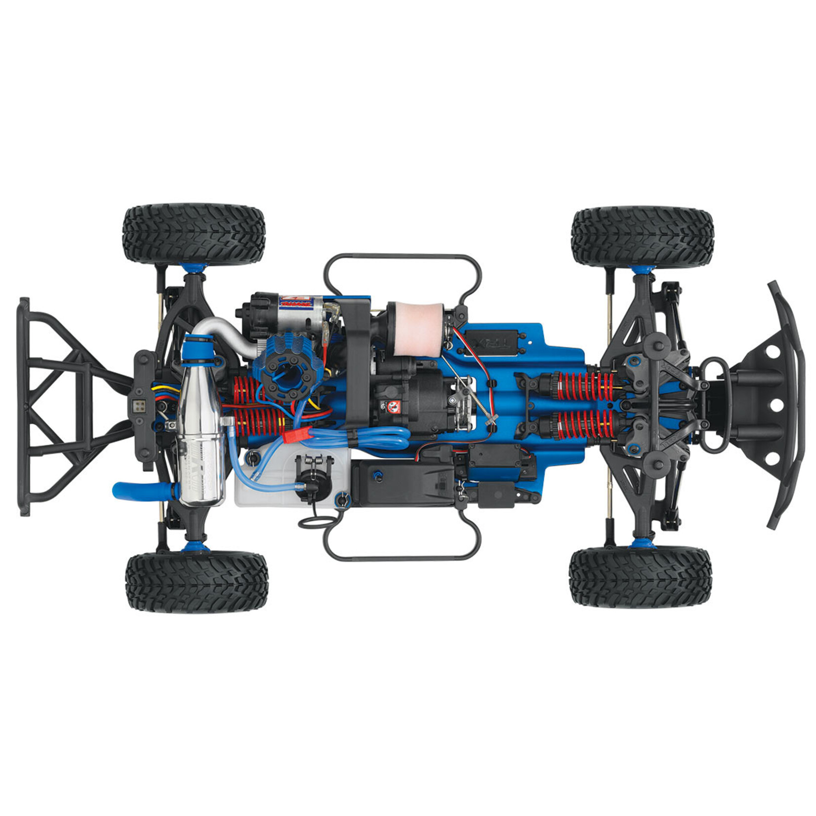 Traxxas 1/10 Slayer Pro 4X4 Nitro Short Course Race Truck - Blue