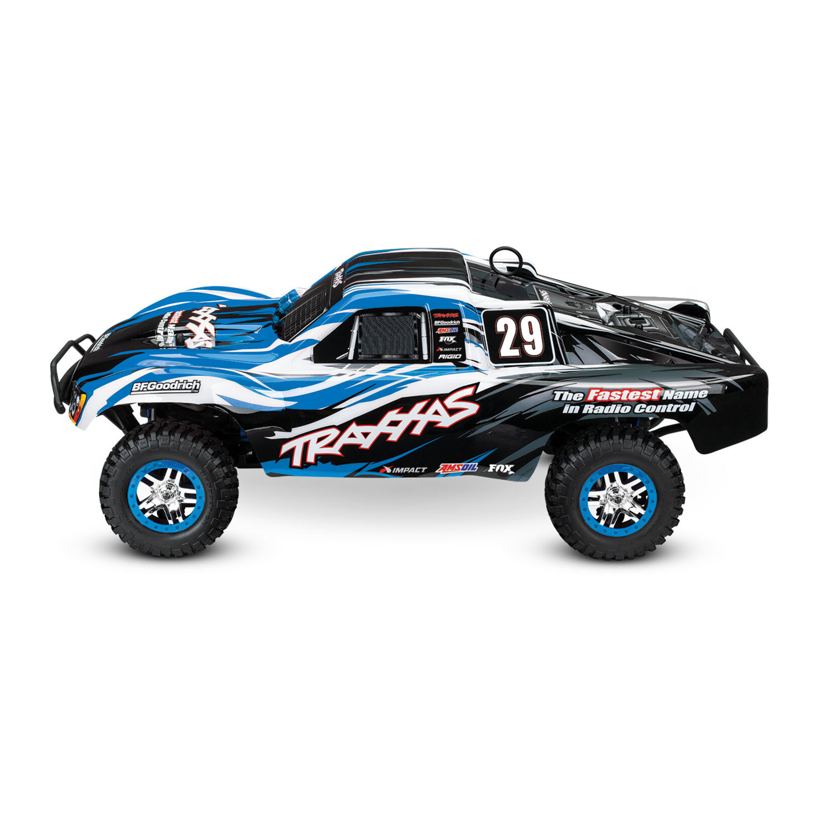 Traxxas 1/10 Slayer Pro 4X4 Nitro Short Course Race Truck - Blue
