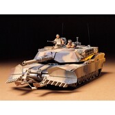 Tamiya 35158 - 1/35 U.S. M1A1 Abrams with Mine Plow Model Kit