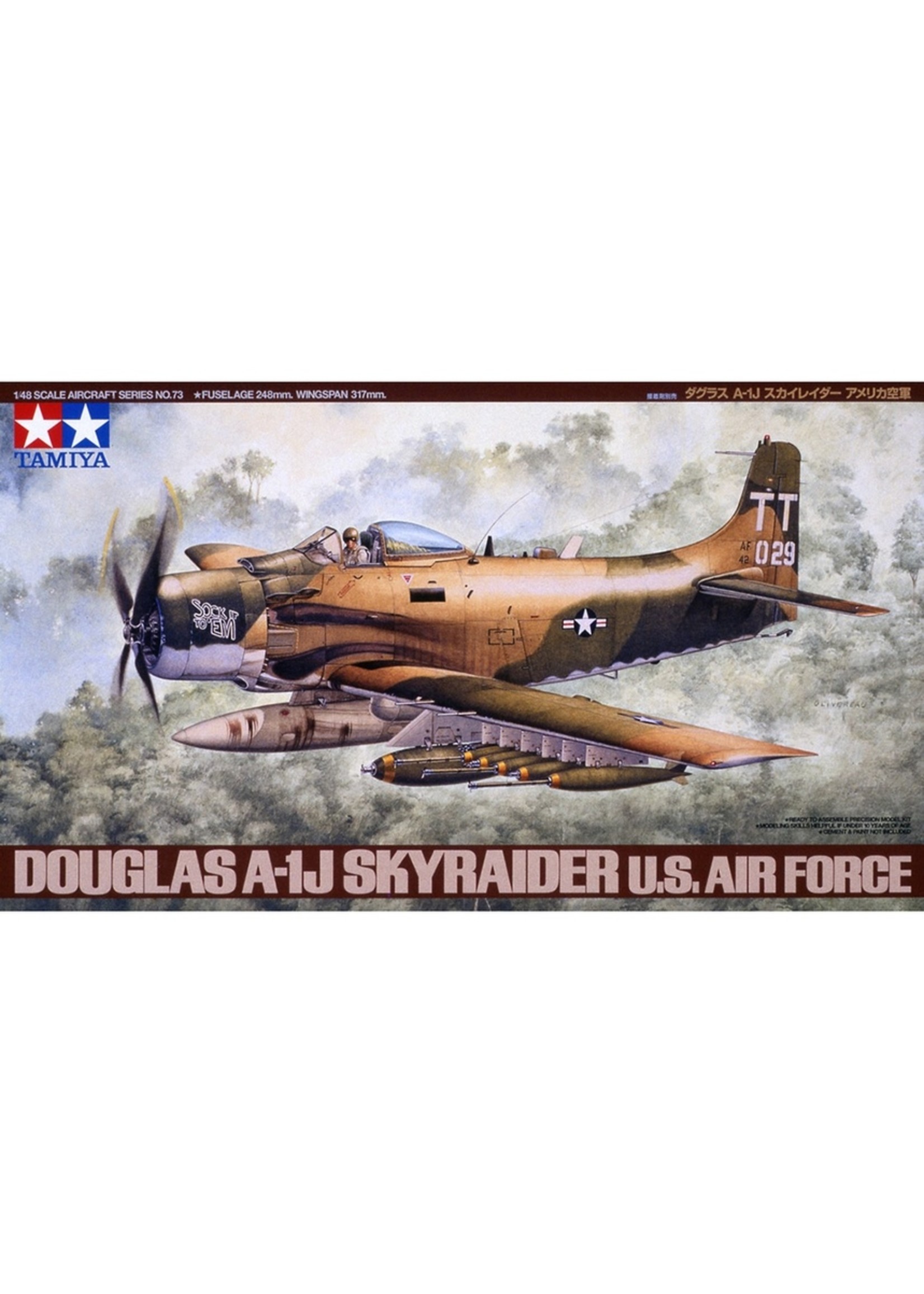 Tamiya 61073 - 1/48 Douglas A-1J Skyraider USAF