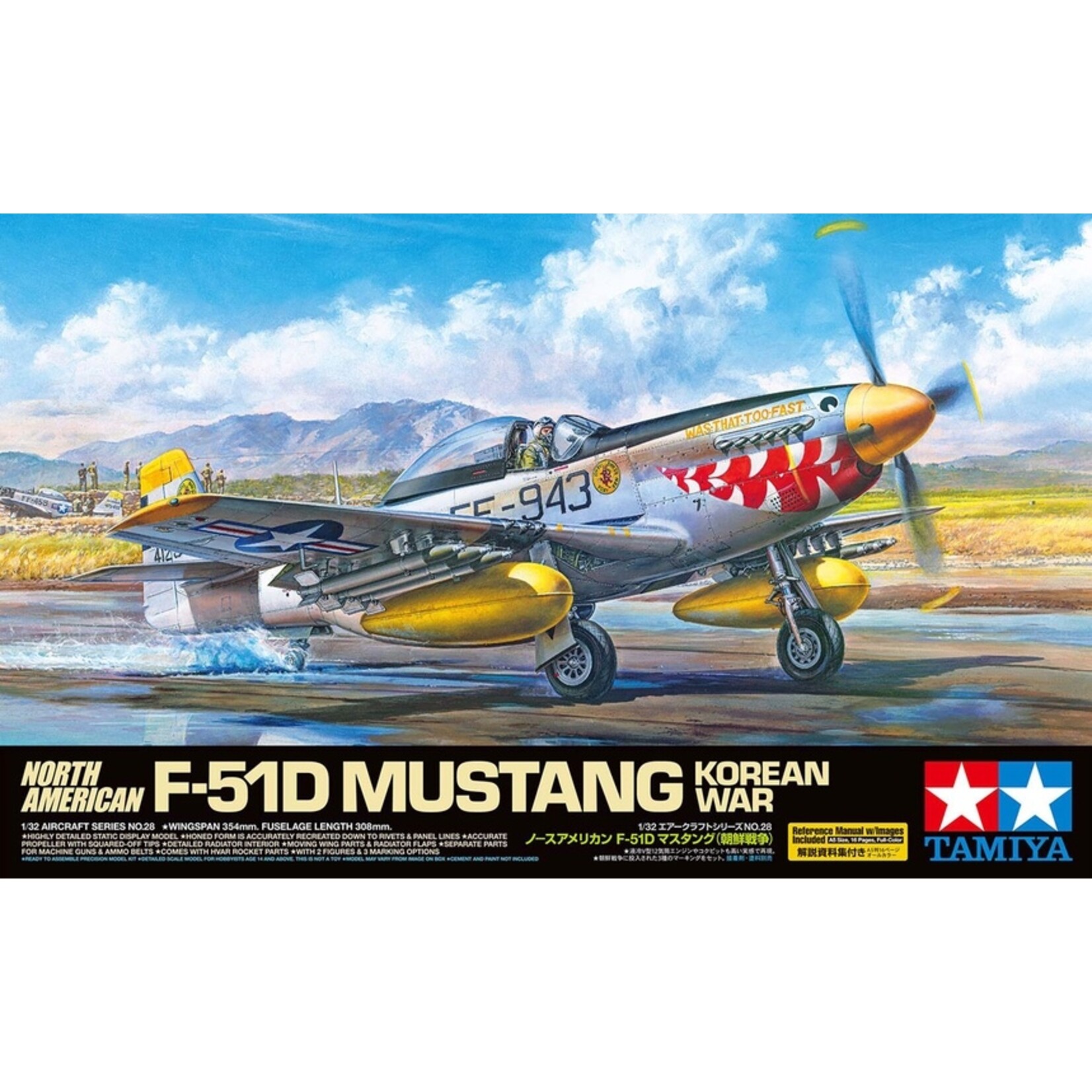 Tamiya 60328 - 1/32 North American F-51D