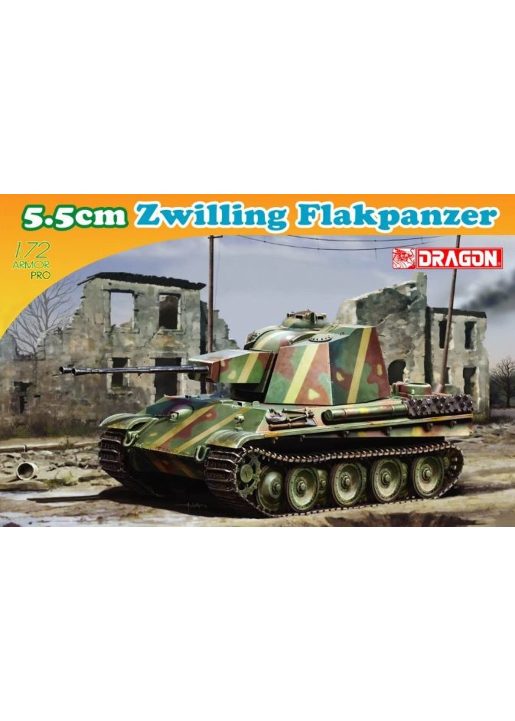Dragon Models 7488 - 1/72 5.5cm Zwilling Flakpanzer