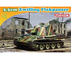 Germany 1945 Tank Models Collection Gifts 1/72 Scale WWII Zwilling Flakpanzer 
