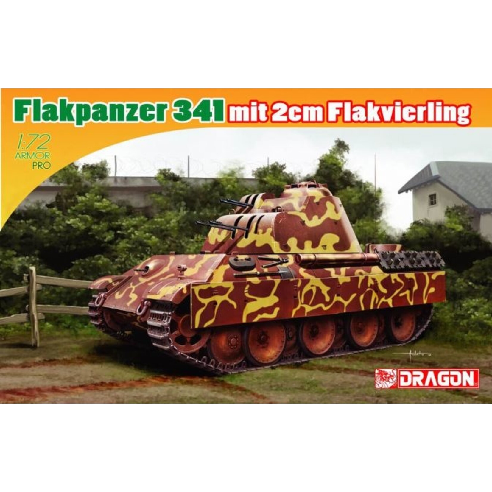 Dragon Models 7487 - 1/72 Flakpanzer 341 mit 2cm Flakvierling