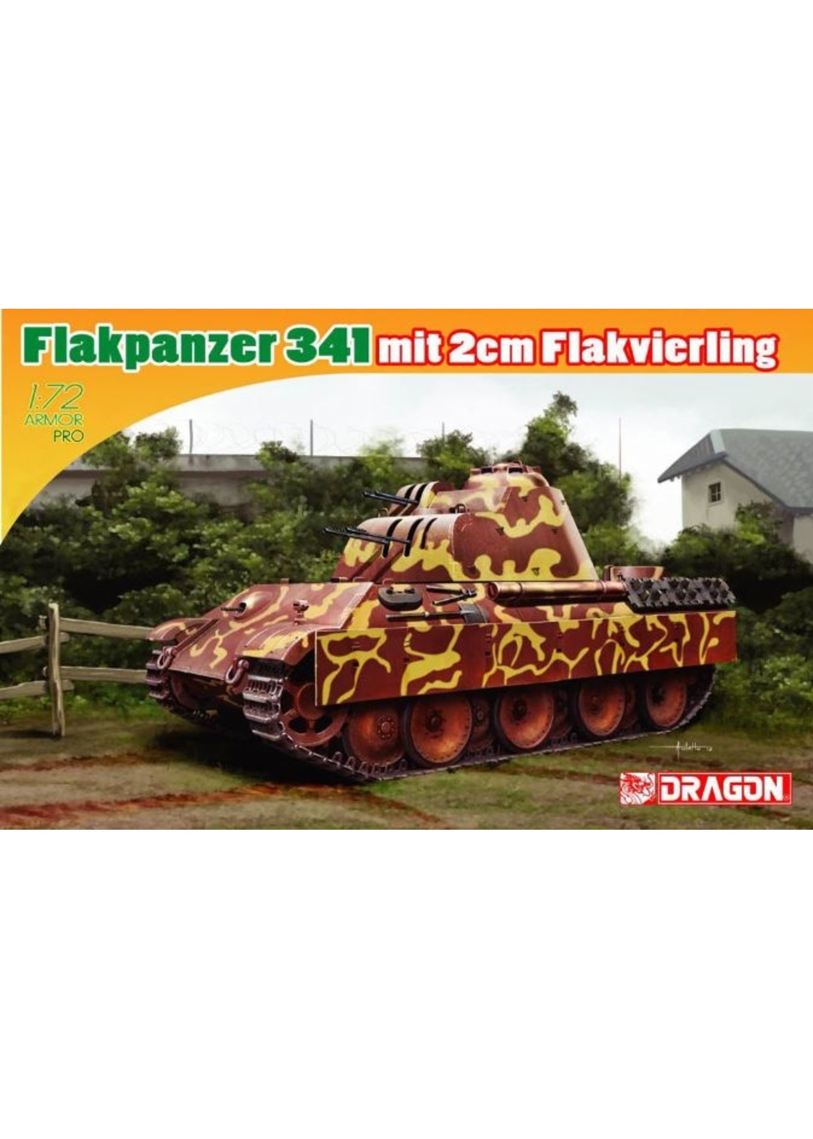 Dragon Models 7487 - 1/72 Flakpanzer 341 mit 2cm Flakvierling
