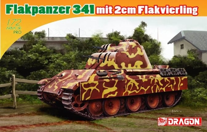 7487 - 1/72 Flakpanzer 341 mit 2cm Flakvierling