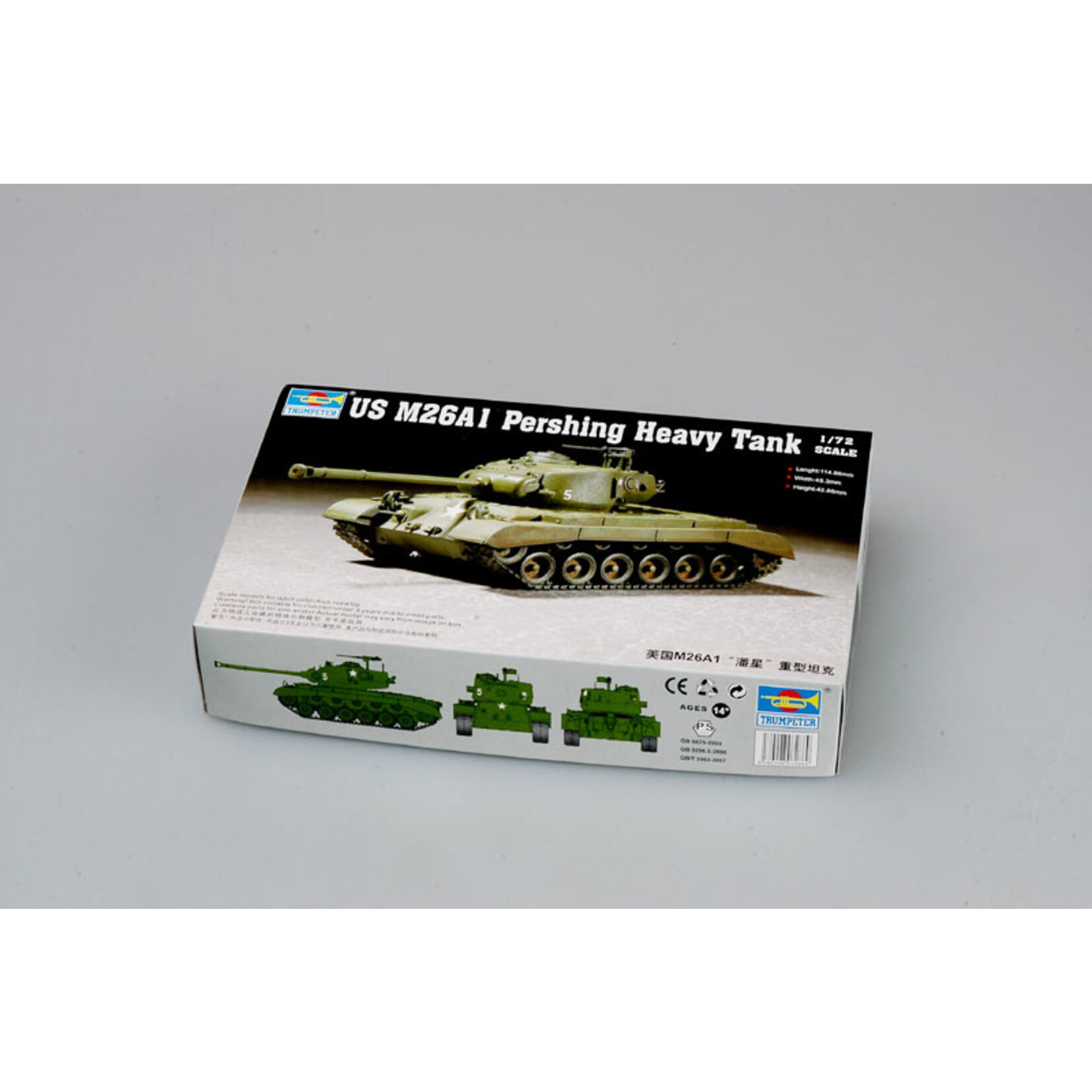Trumpeter TSM 7286 - 1/72 U.S. M26A1 Pershing Heavy Tank