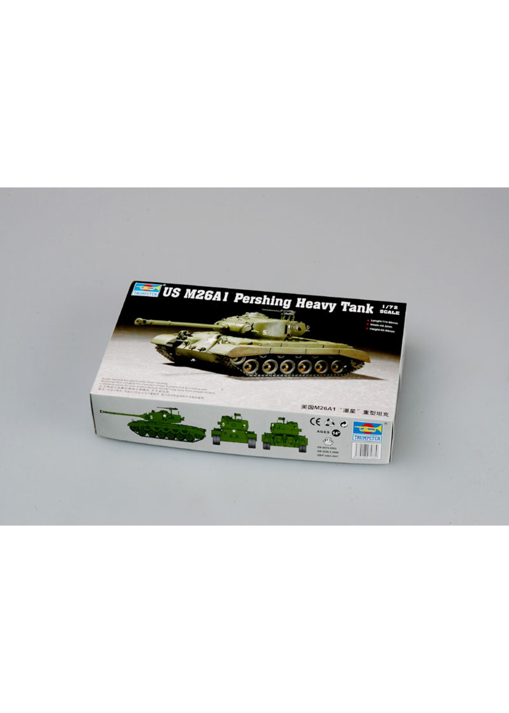 Trumpeter TSM 7286 - 1/72 U.S. M26A1 Pershing Heavy Tank