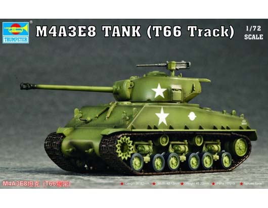 Trumpeter 1:72 US M4A3 medium tank 36262 static simulation finished model 