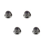 Arrma AR708001 - Flange Lock Nut M4 - Black