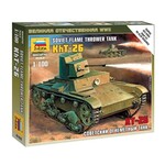 Zvezda 6165 - 1/100 Soviet Flame Thrower Tank KhT-26