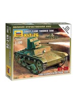 Zvezda 6165 - 1/100 Soviet Flame Thrower Tank KhT-26