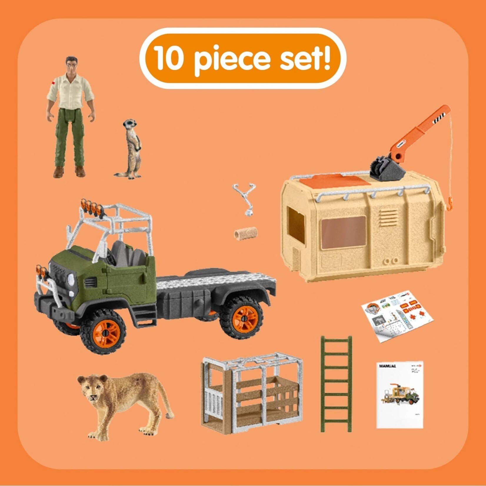 Schleich 42475 - Big Truck Animal Rescue