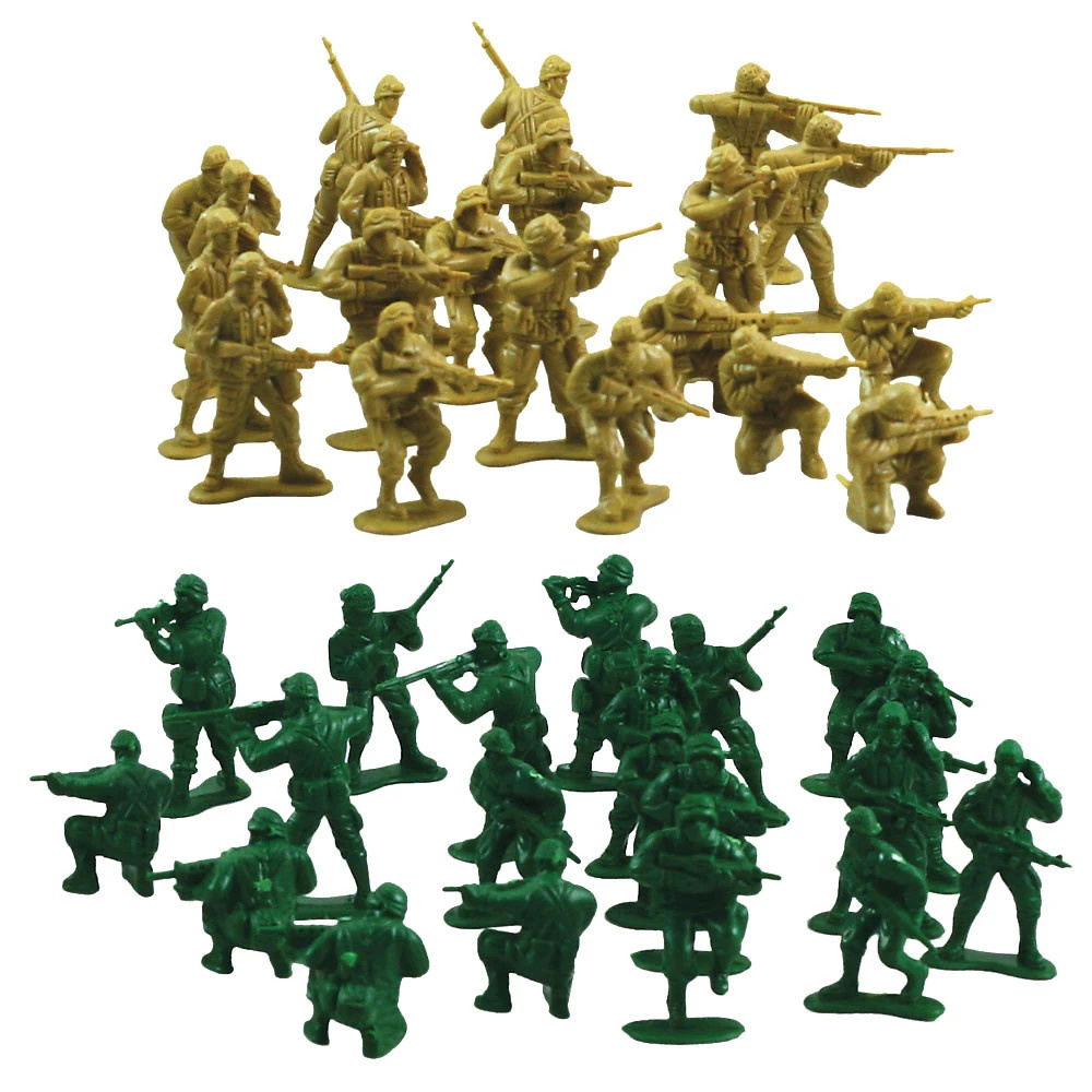 Military Combat Soldiers - Play Figures Bag