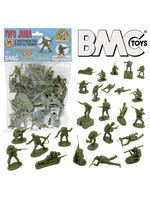 BMC 40034 - WWII IWO Jima US Marines Plastic Army Men - 36 Piece