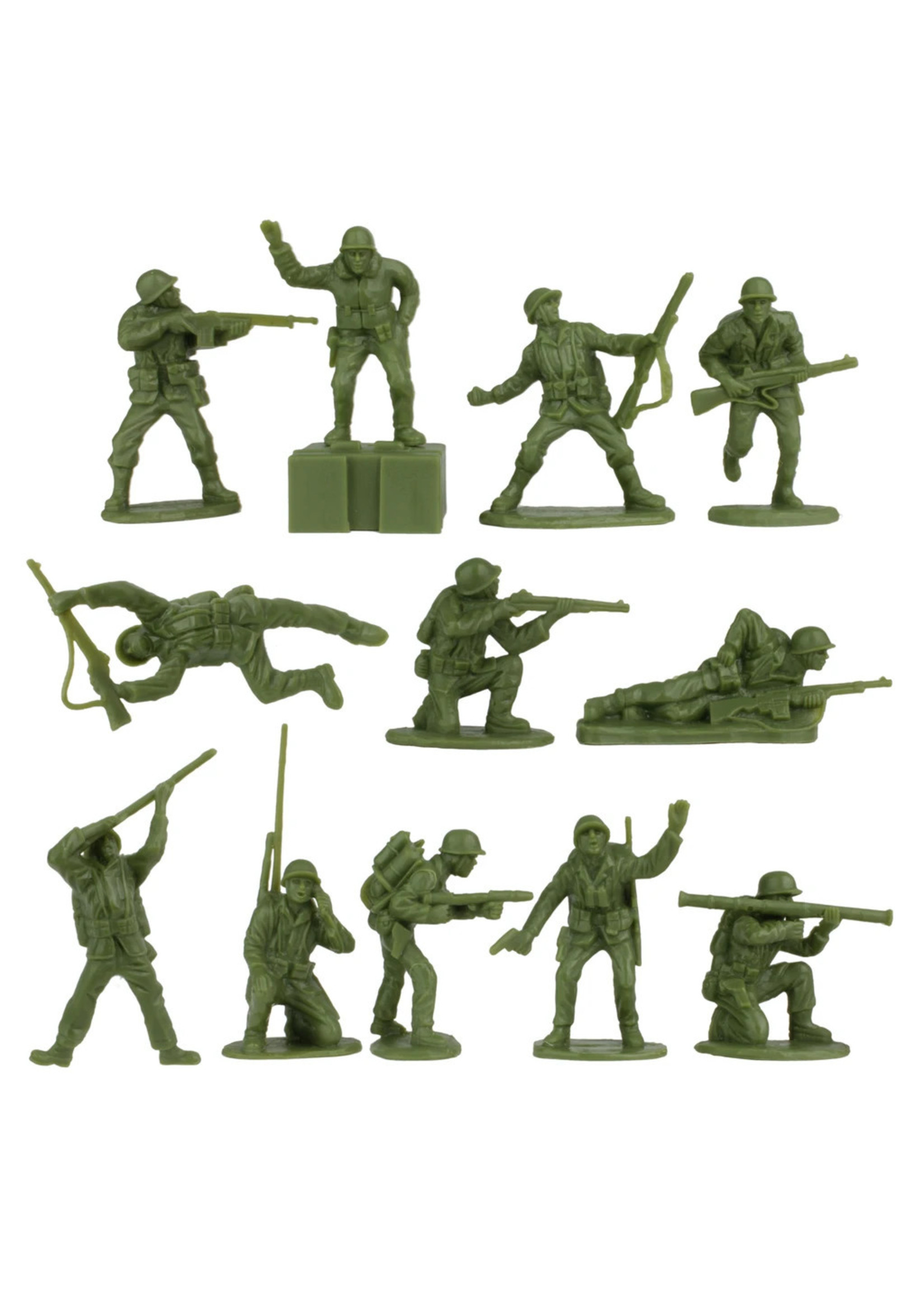 Stevens International 40032 - WWII IWO Jima Plastic Army Men - 32 Piece