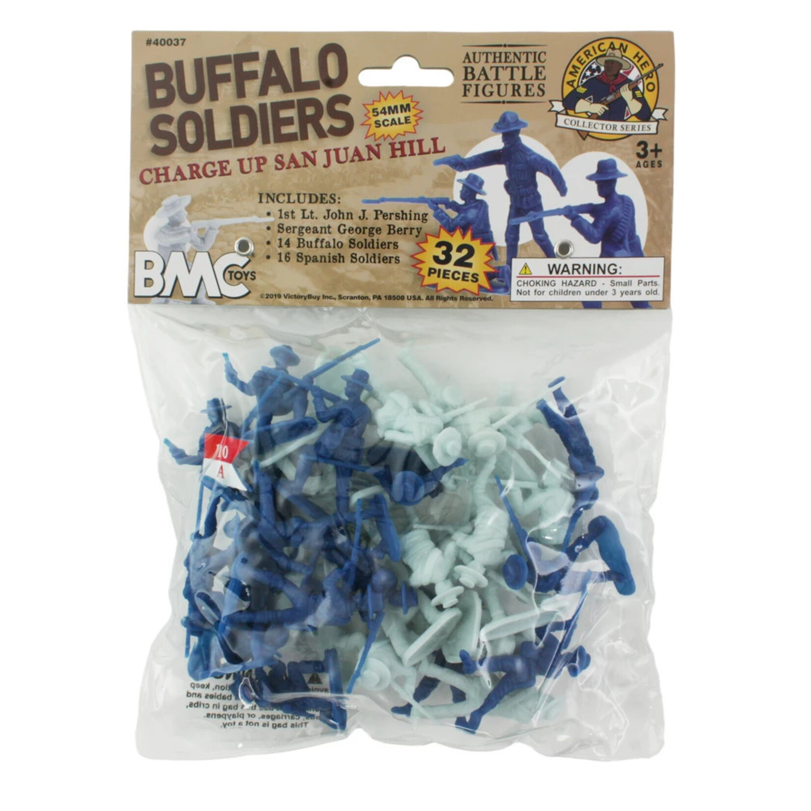 BMC 40037 - Buffalo Soldiers Charge Up San Juan Hill - 32 Piece