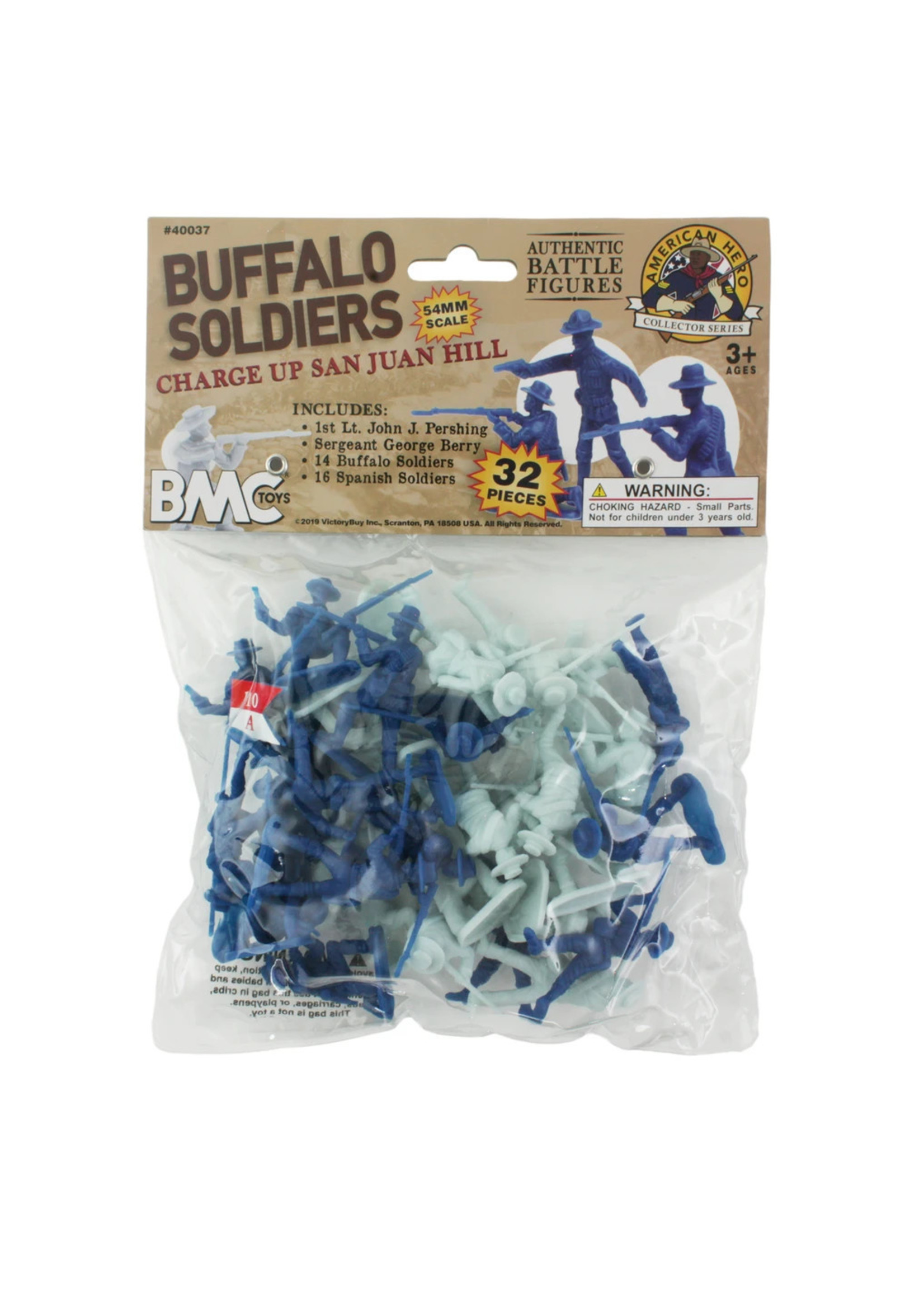 BMC 40037 - Buffalo Soldiers Charge Up San Juan Hill - 32 Piece