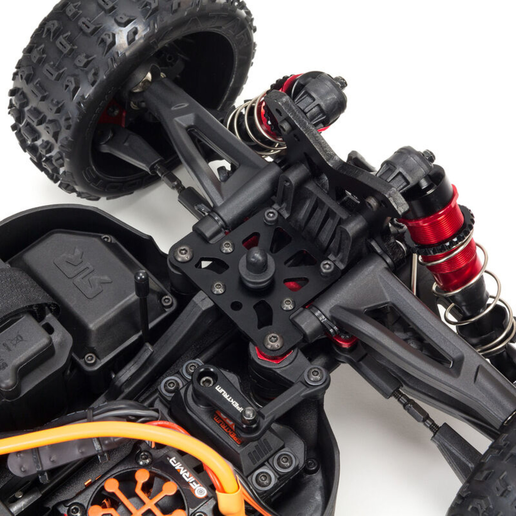 Arrma 1/8 TYPHON 6S BLX 4WD Brushless Buggy with Spektrum RTR - Red/Grey V5